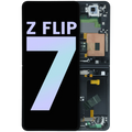 Innen-OLED-Display mit Rahmen Samsung Galaxy Z Flip 7 5G Service Pack Jet Black