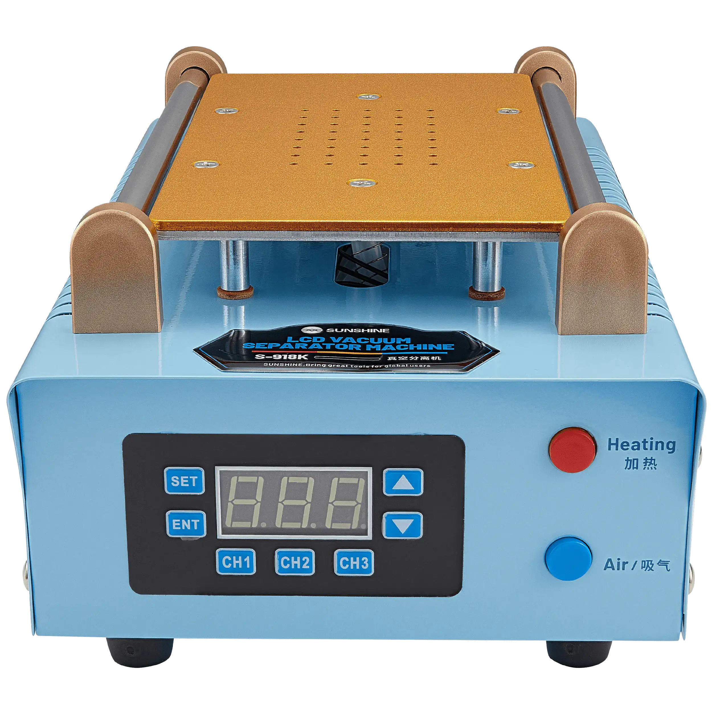 Sunshine S-918K LCD Separator Machine with Built-in Vacuum Pump, 8.5 Inch, 110V