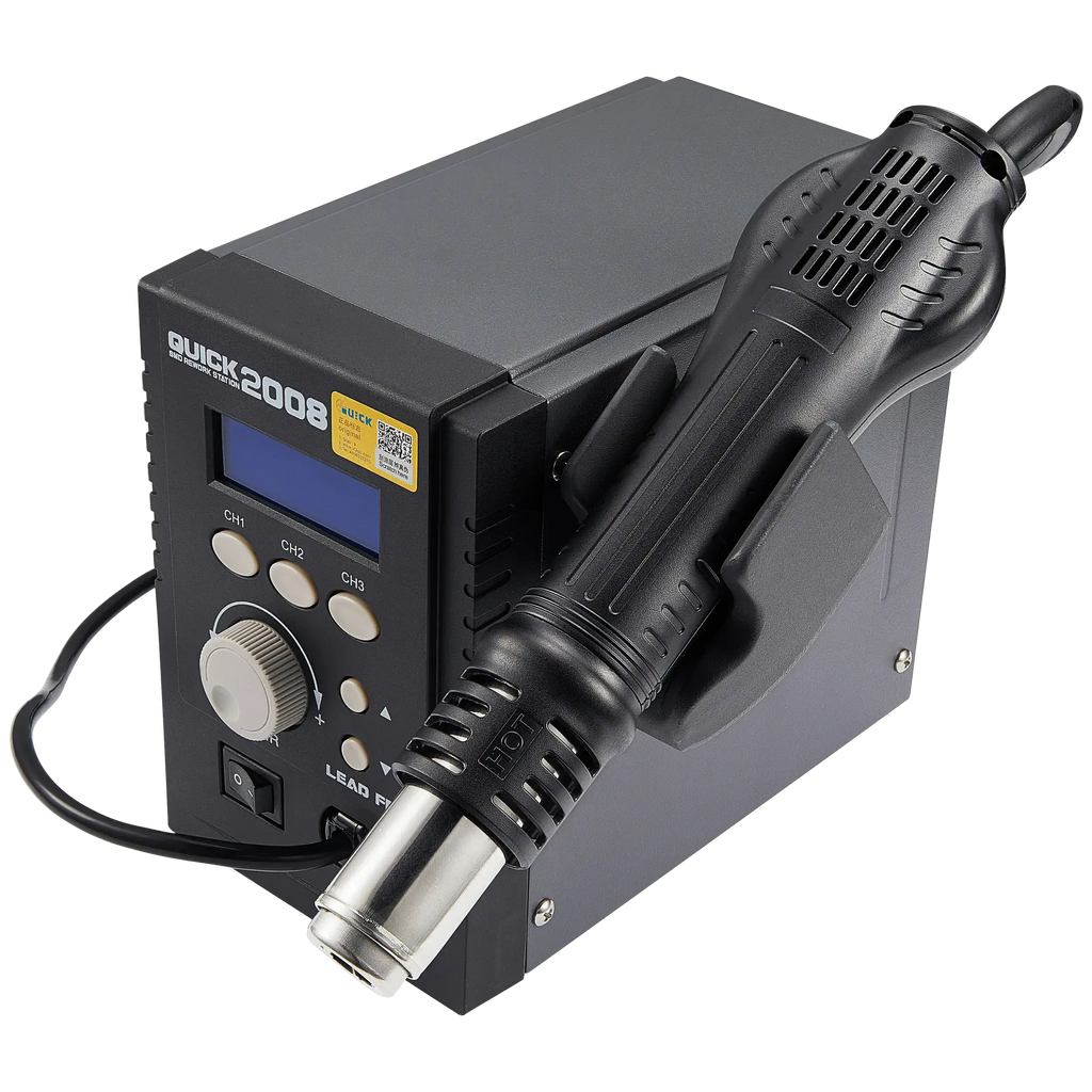 2008 ESD Digital Display Hot Air Soldering Station (Quick, 220V, EU Version)