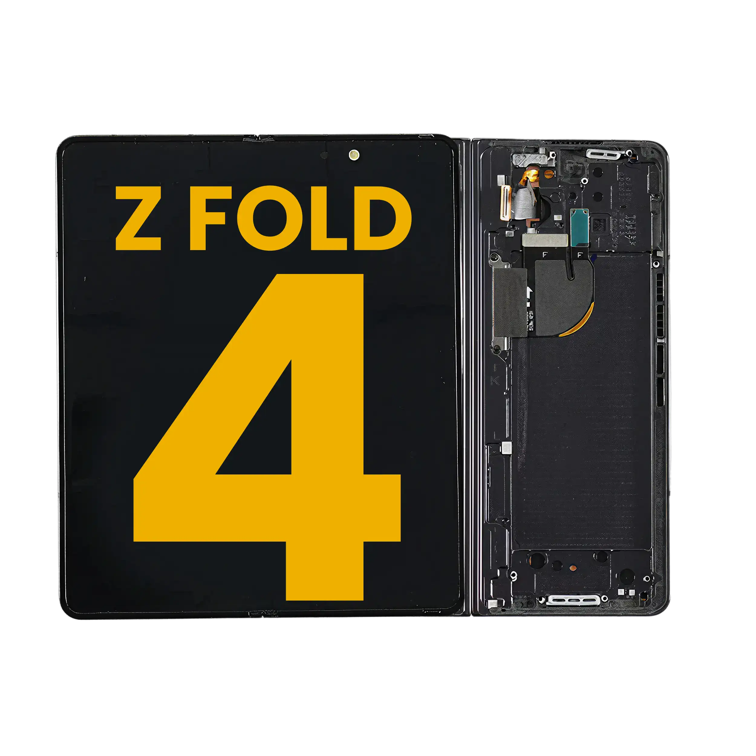 Internal OLED Display with Frame for Samsung Galaxy Z Fold 4 5G (US & International) (Refurbished) (Graygreen)