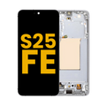 OLED-Display mit Rahmen Samsung Galaxy S25 FE (Refurbished) Weiß