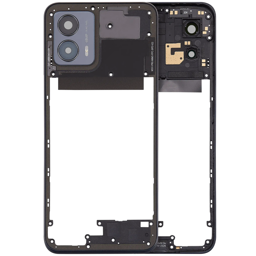 Midframe/Rahmen für Motorola Moto G 5G (XT2313 / 2023) (Premium) (Basalt Blue)