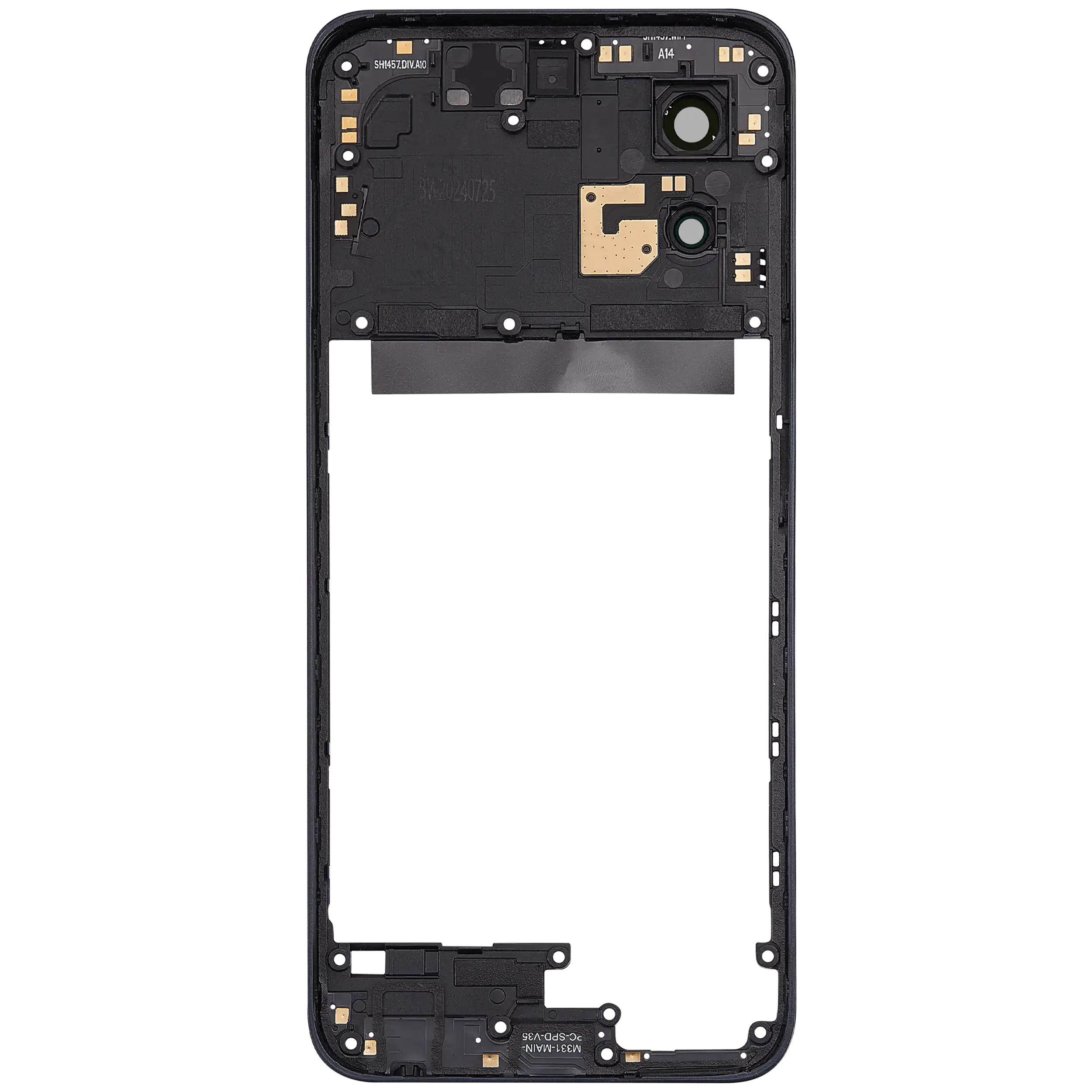Midframe/Rahmen für Motorola Moto G 5G (XT2313 / 2023) (Premium) (Basalt Blue)