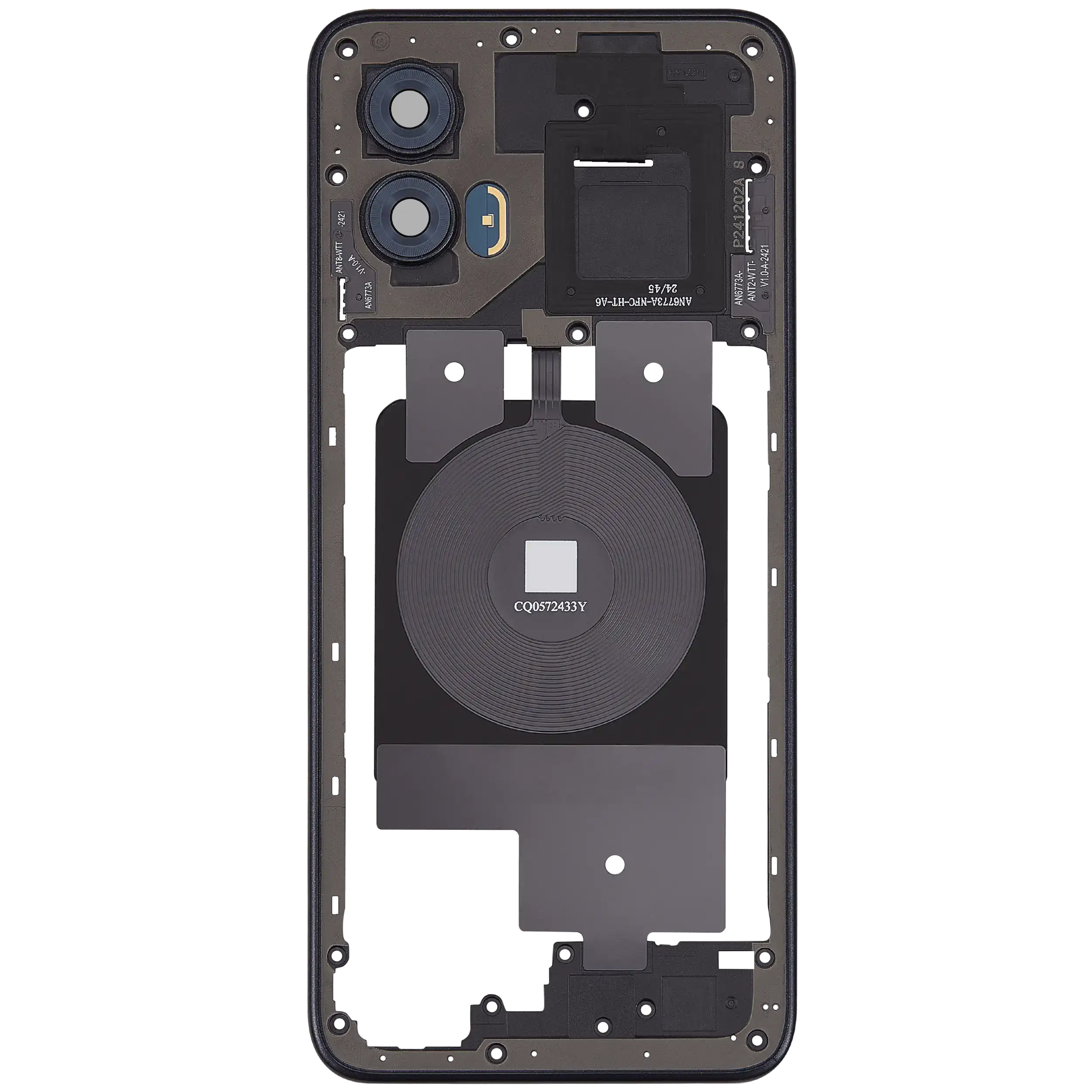Midframe/Rahmen für Motorola Moto G Power 5G (XT2415 / 2024) (Premium) (Outer Space)