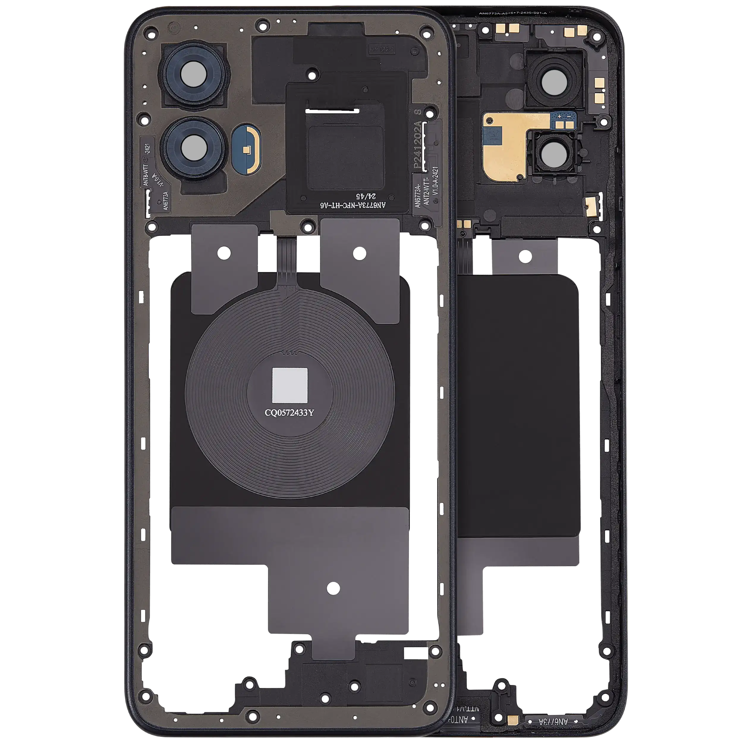 Midframe/Rahmen für Motorola Moto G Power 5G (XT2415 / 2024) (Premium) (Outer Space)