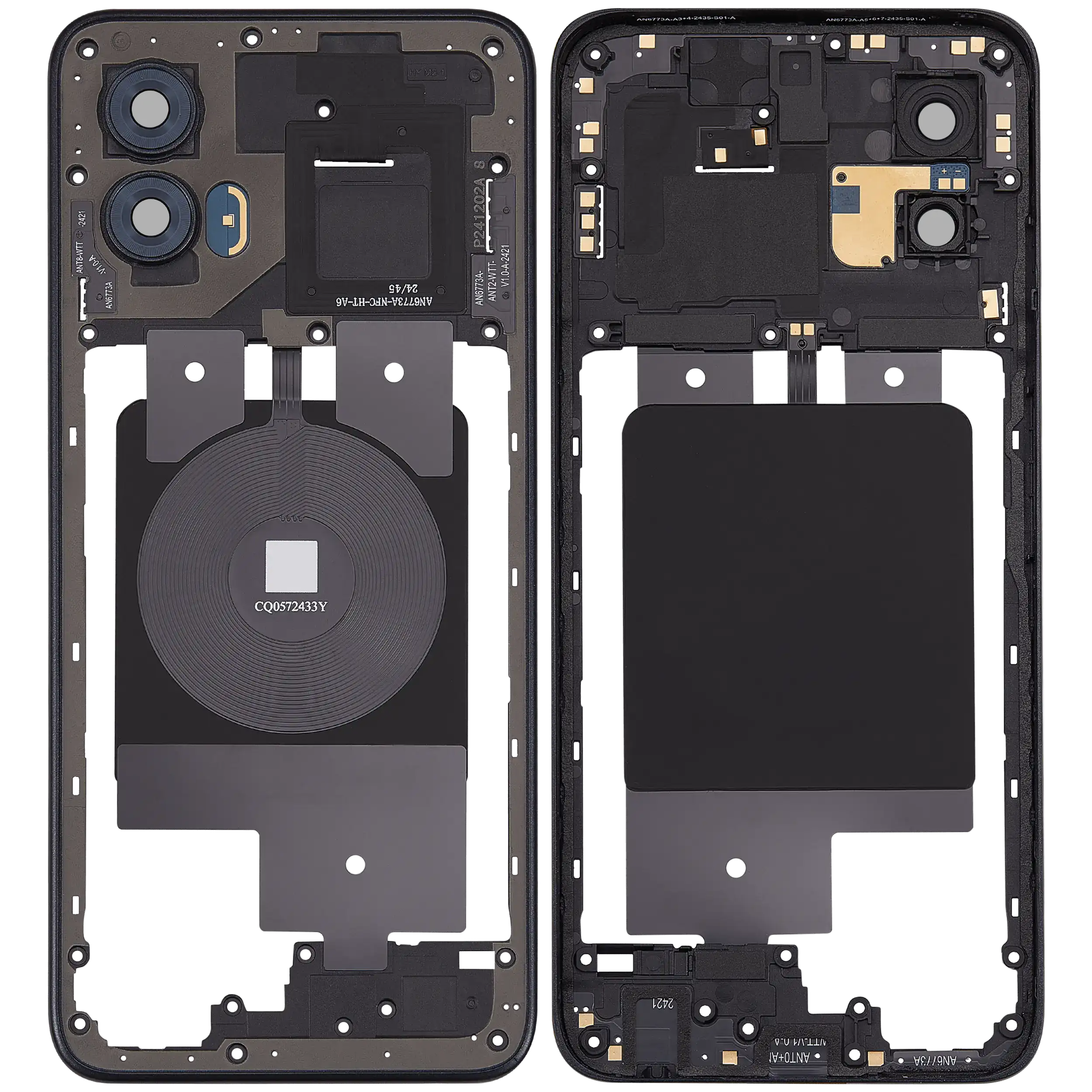 Midframe/Rahmen für Motorola Moto G Power 5G (XT2415 / 2024) (Premium) (Outer Space)