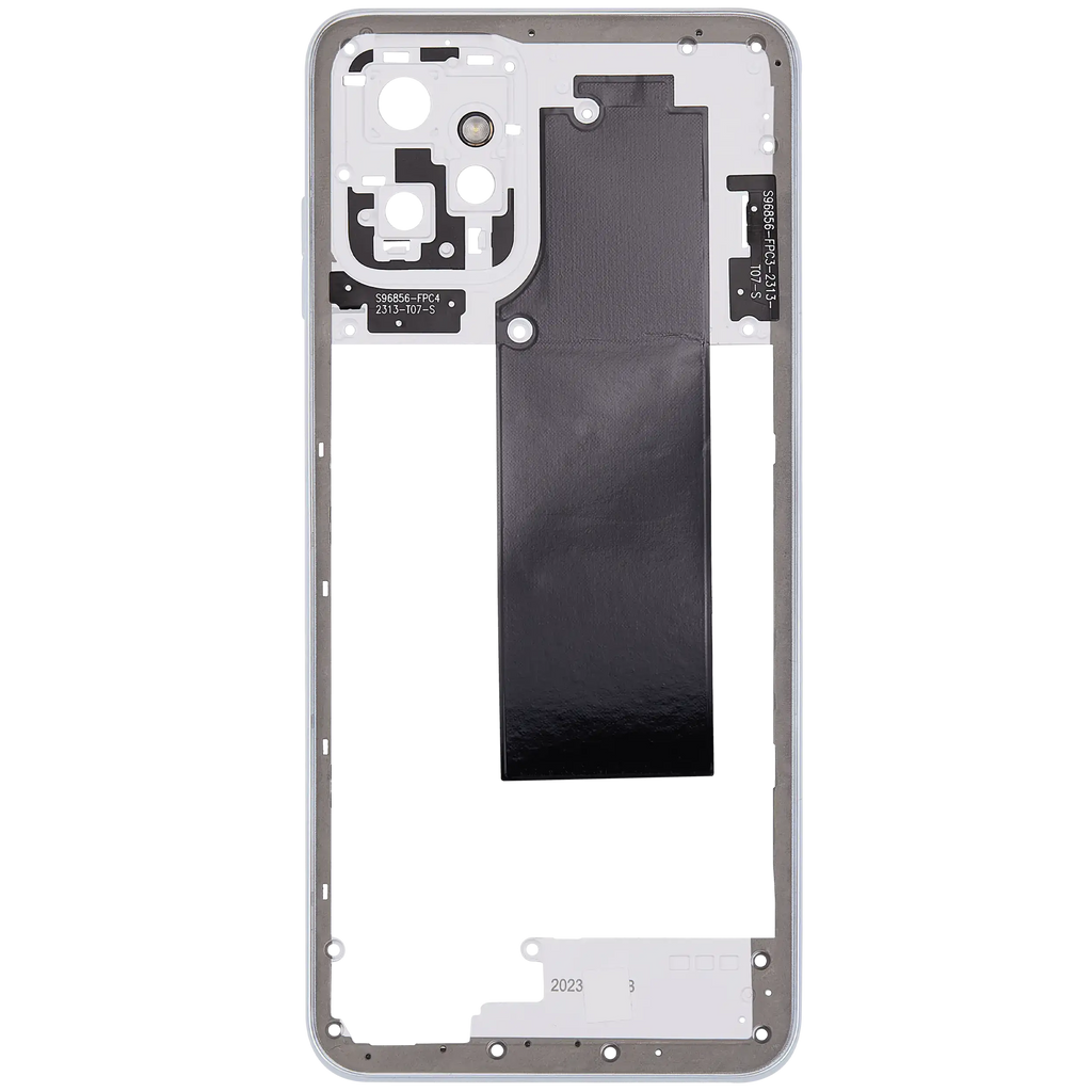 Mid-Housing für Motorola Moto G Power 5G (XT2311 / 2023) (Premium) (Bright White)