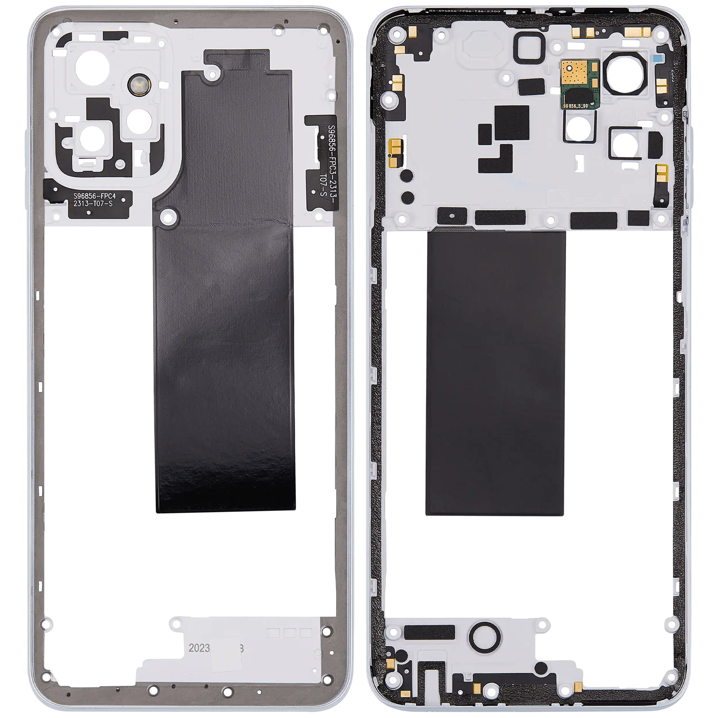 Mid-Housing für Motorola Moto G Power 5G (XT2311 / 2023) (Premium) (Bright White)
