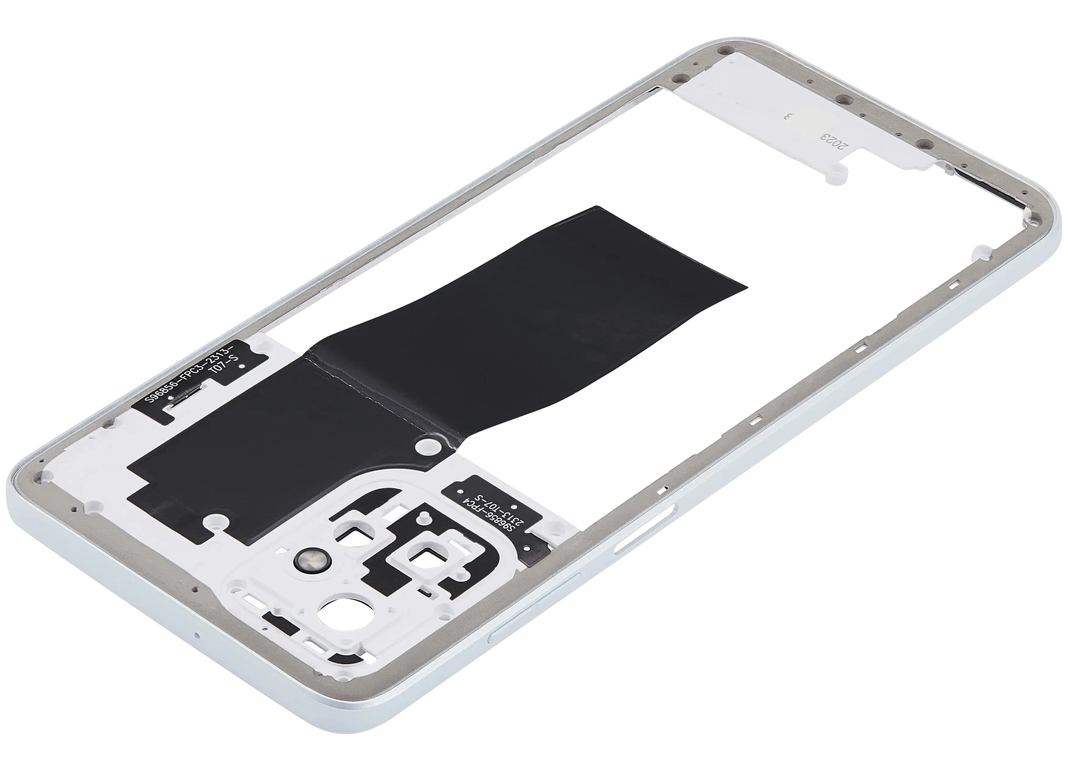 Mid-Housing für Motorola Moto G Power 5G (XT2311 / 2023) (Premium) (Bright White)
