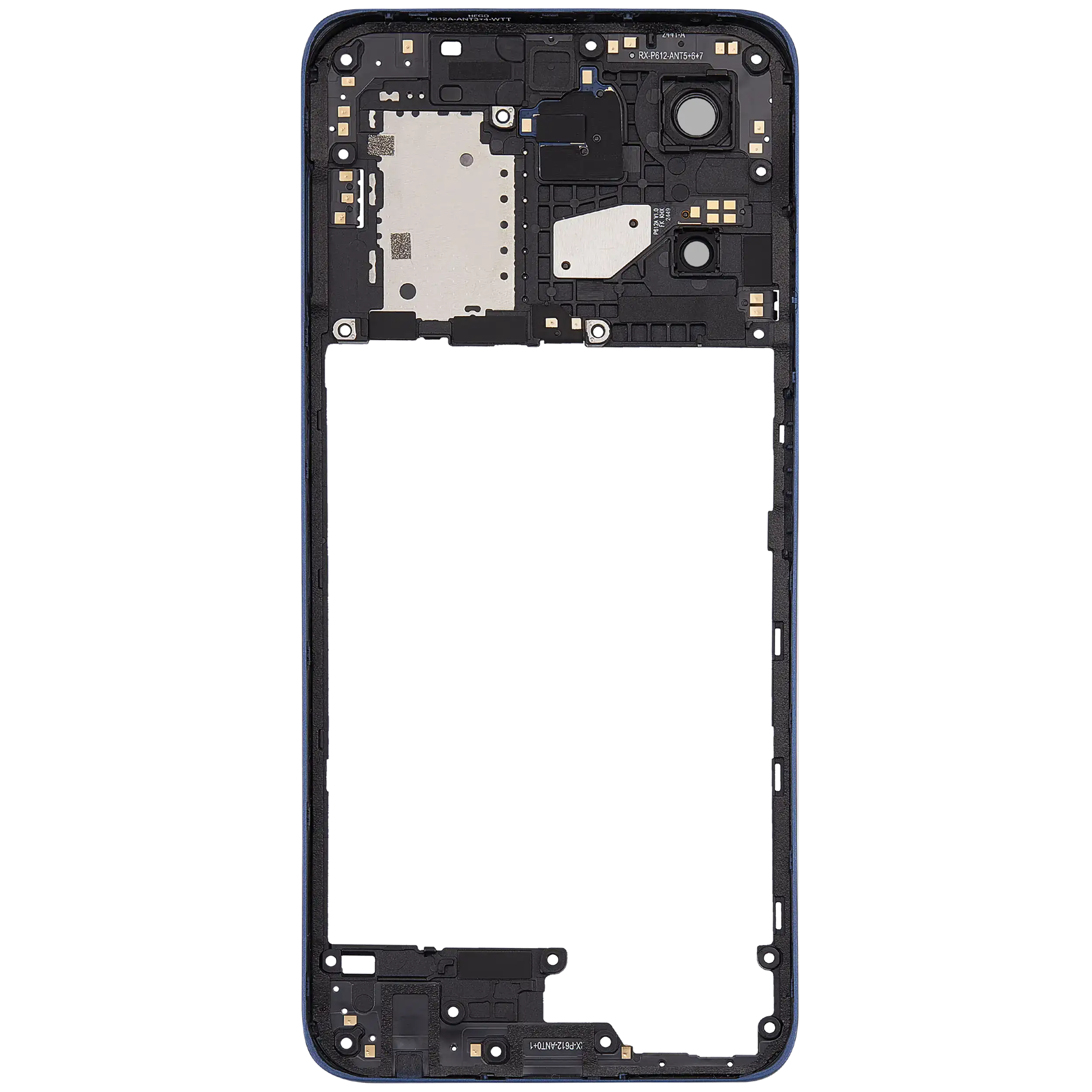 Midframe/Rahmen für Motorola Moto G 5G (XT2513 / 2025) (Premium) (Sapphire Blue)