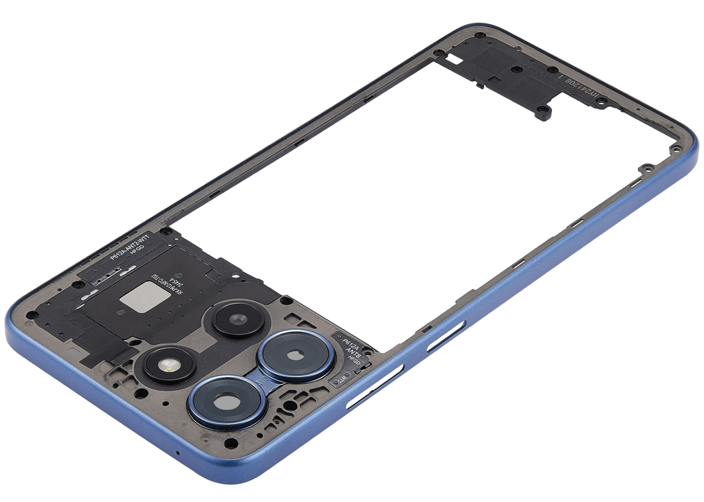 Midframe/Rahmen für Motorola Moto G 5G (XT2513 / 2025) (Premium) (Sapphire Blue)