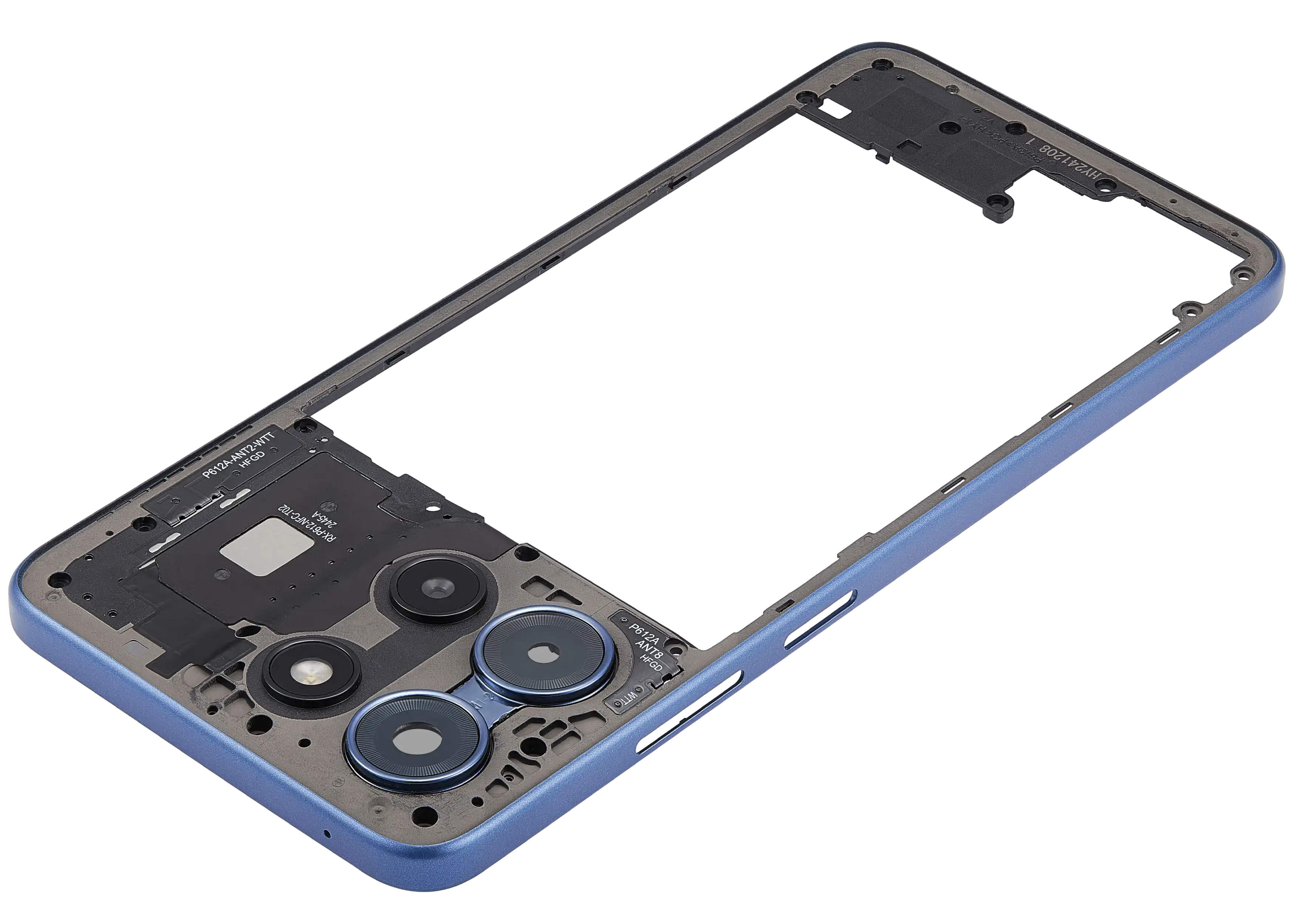 Midframe/Rahmen für Motorola Moto G 5G (XT2513 / 2025) (Premium) (Sapphire Blue)