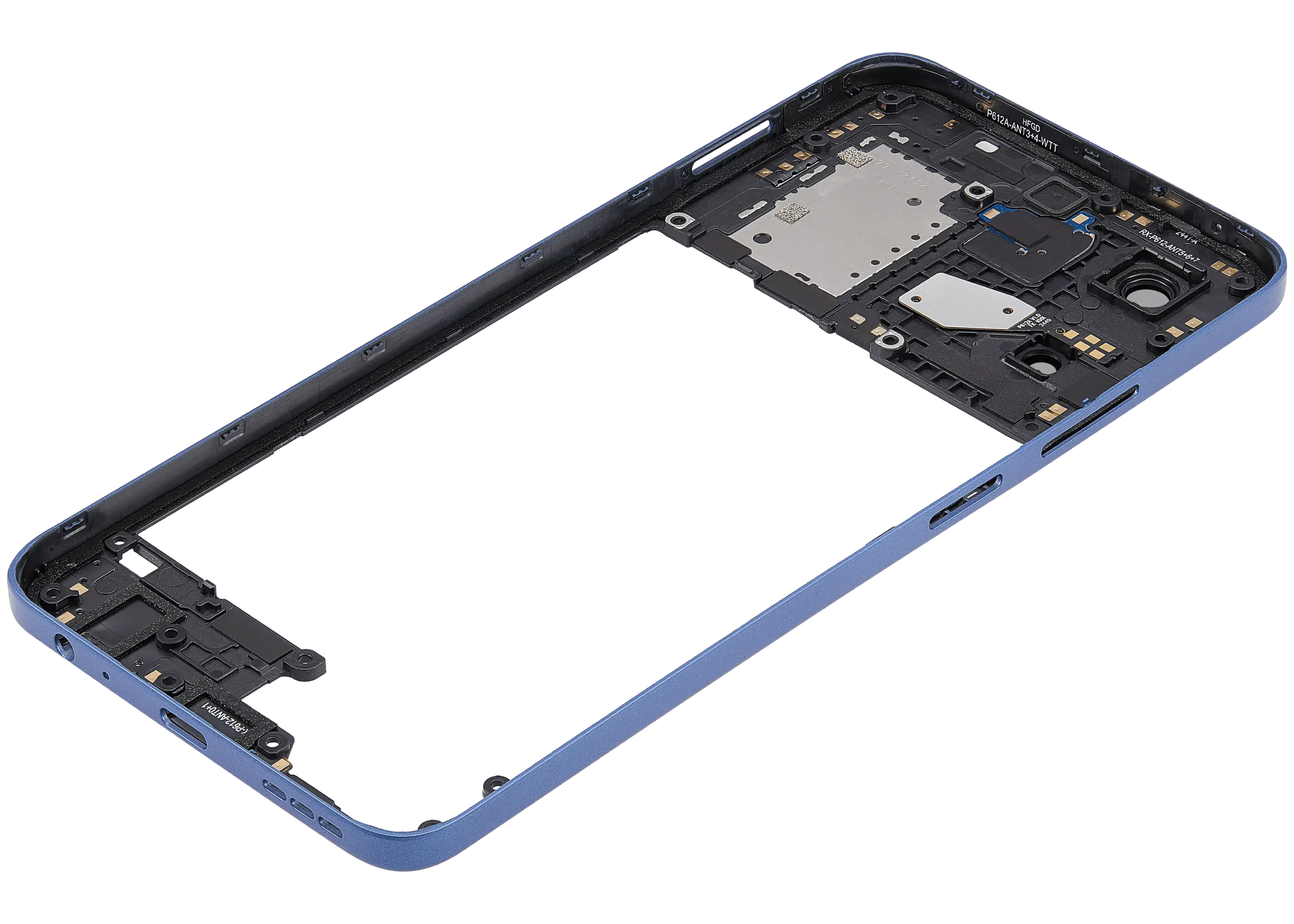 Midframe/Rahmen für Motorola Moto G 5G (XT2513 / 2025) (Premium) (Sapphire Blue)