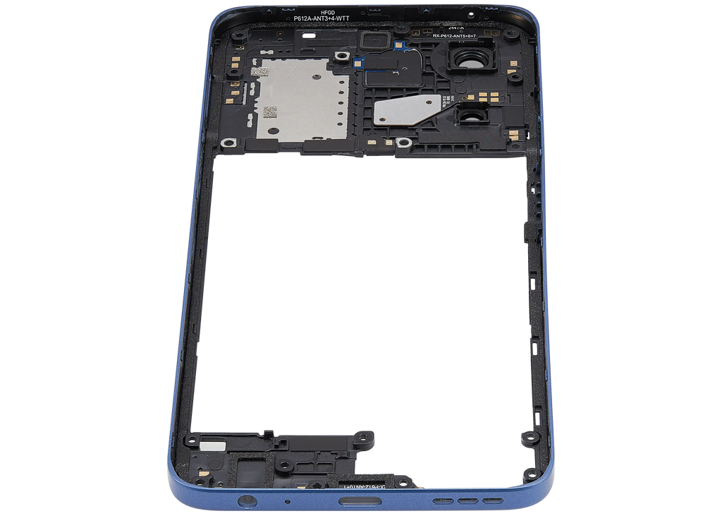 Midframe/Rahmen für Motorola Moto G 5G (XT2513 / 2025) (Premium) (Sapphire Blue)