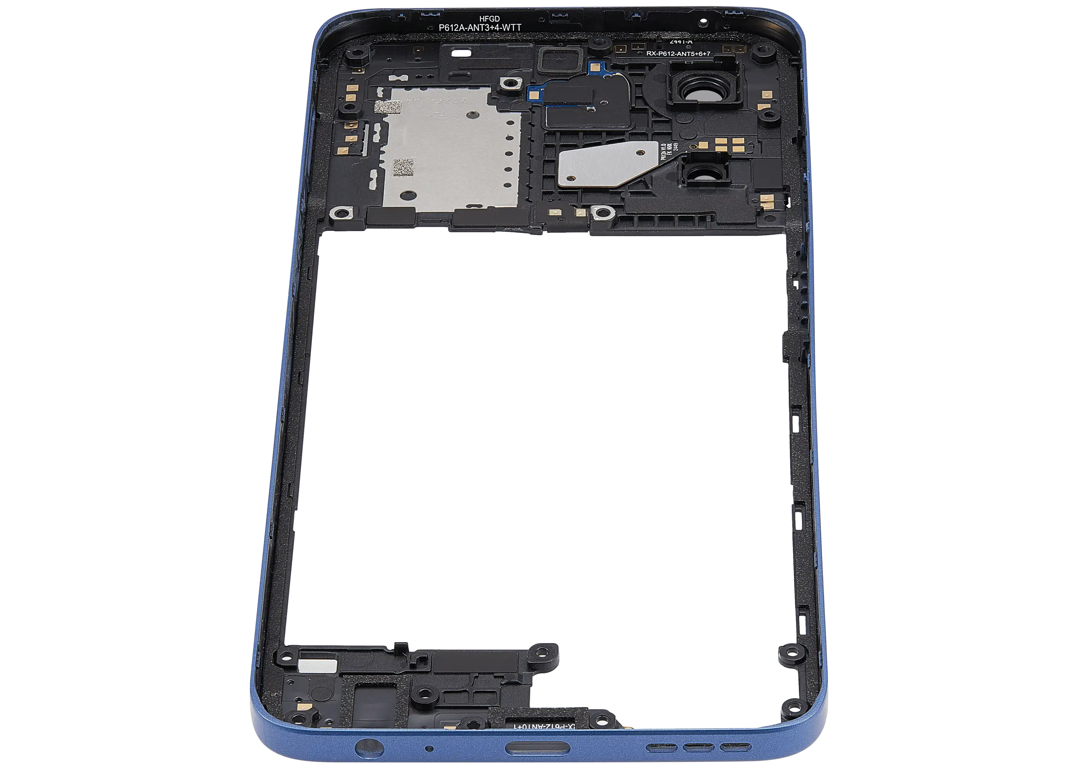 Midframe/Rahmen für Motorola Moto G 5G (XT2513 / 2025) (Premium) (Sapphire Blue)
