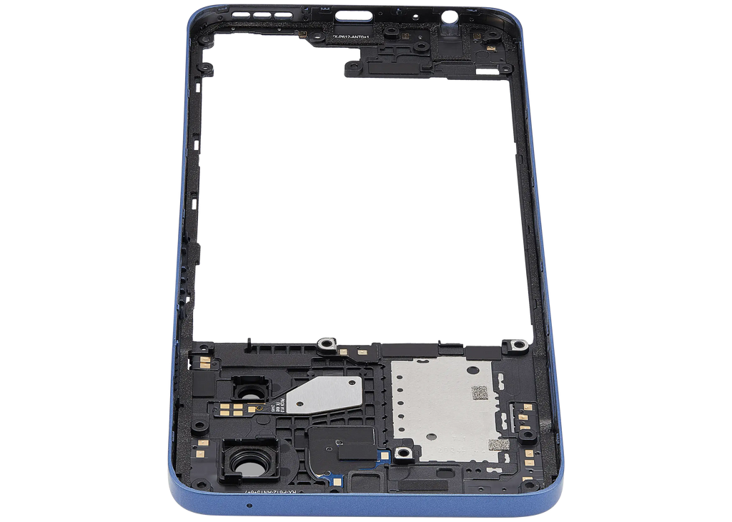 Midframe/Rahmen für Motorola Moto G 5G (XT2513 / 2025) (Premium) (Sapphire Blue)