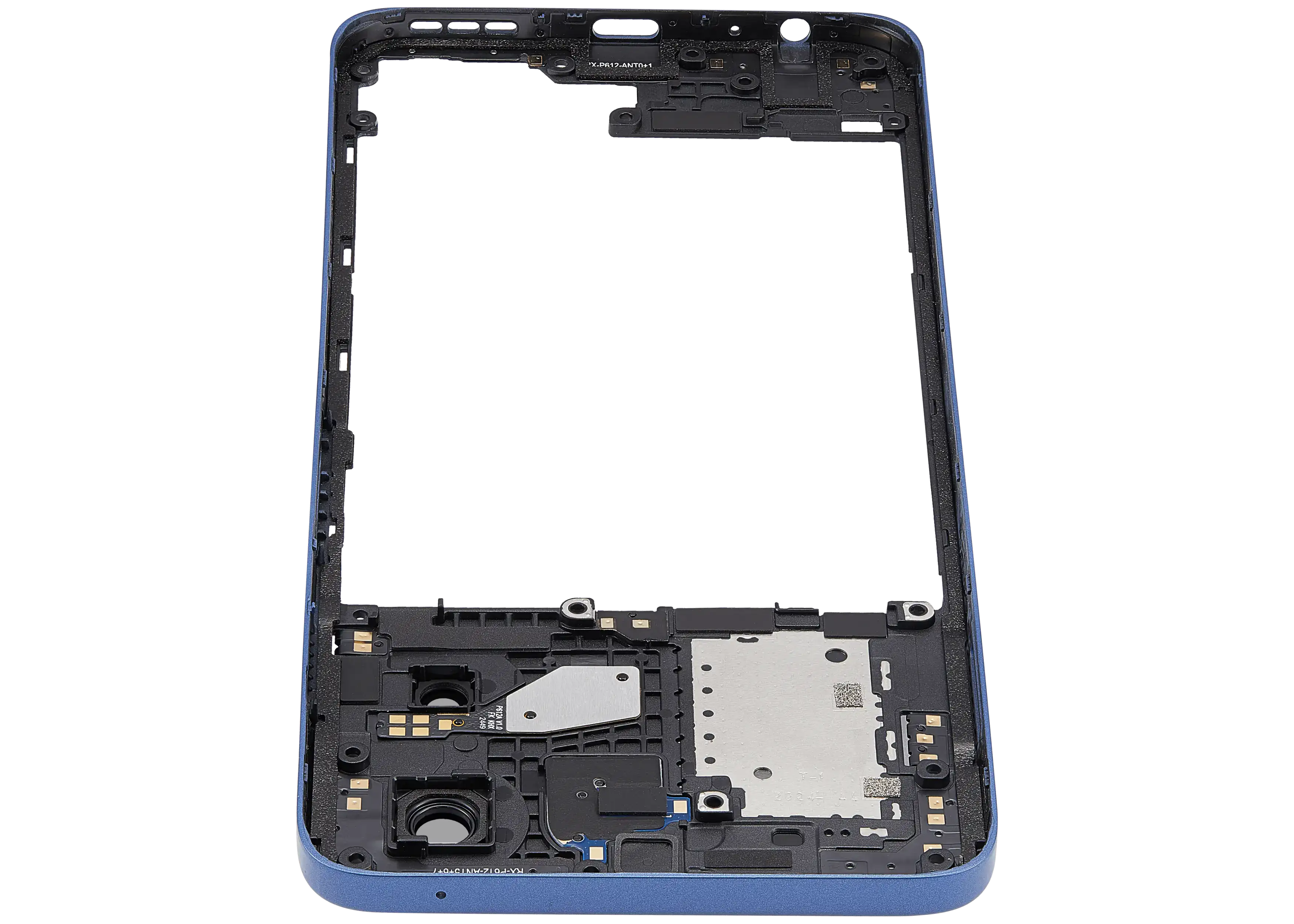 Midframe/Rahmen für Motorola Moto G 5G (XT2513 / 2025) (Premium) (Sapphire Blue)