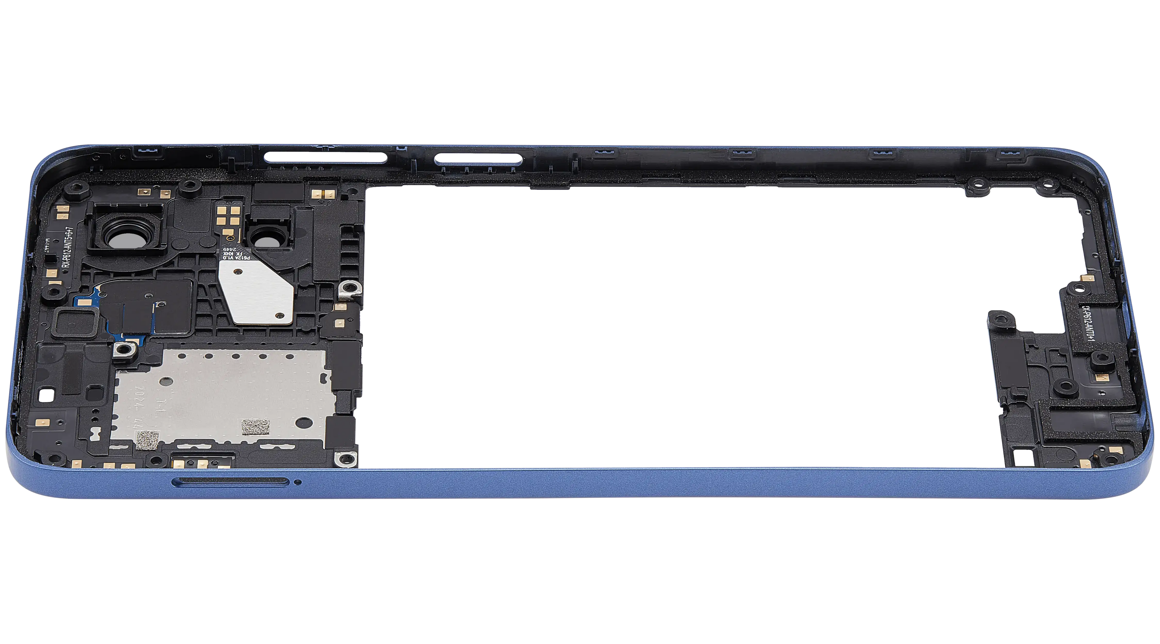 Midframe/Rahmen für Motorola Moto G 5G (XT2513 / 2025) (Premium) (Sapphire Blue)