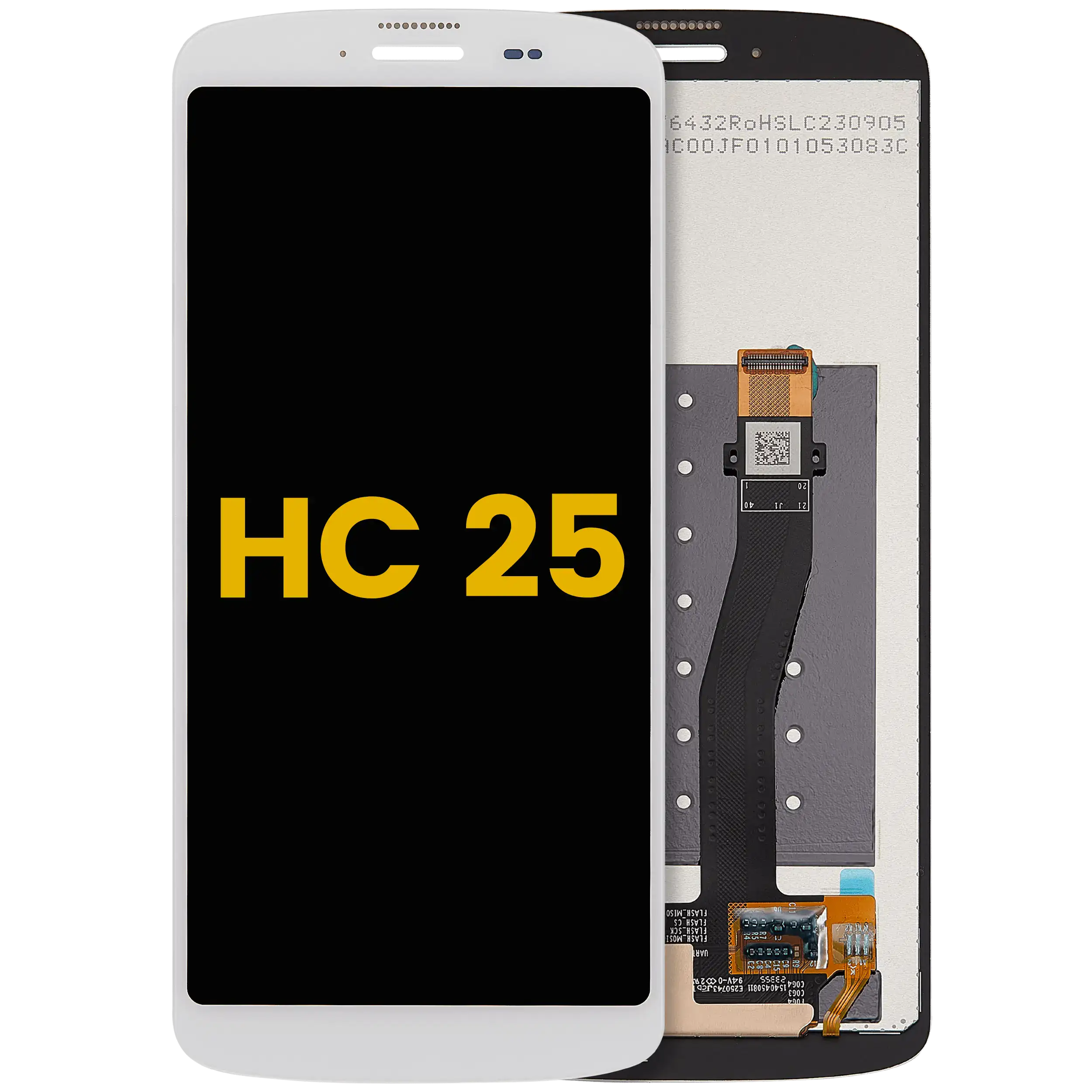 LCD-Display ohne Rahmen für Zebra HC-25 (Refurbished) (Weiß)