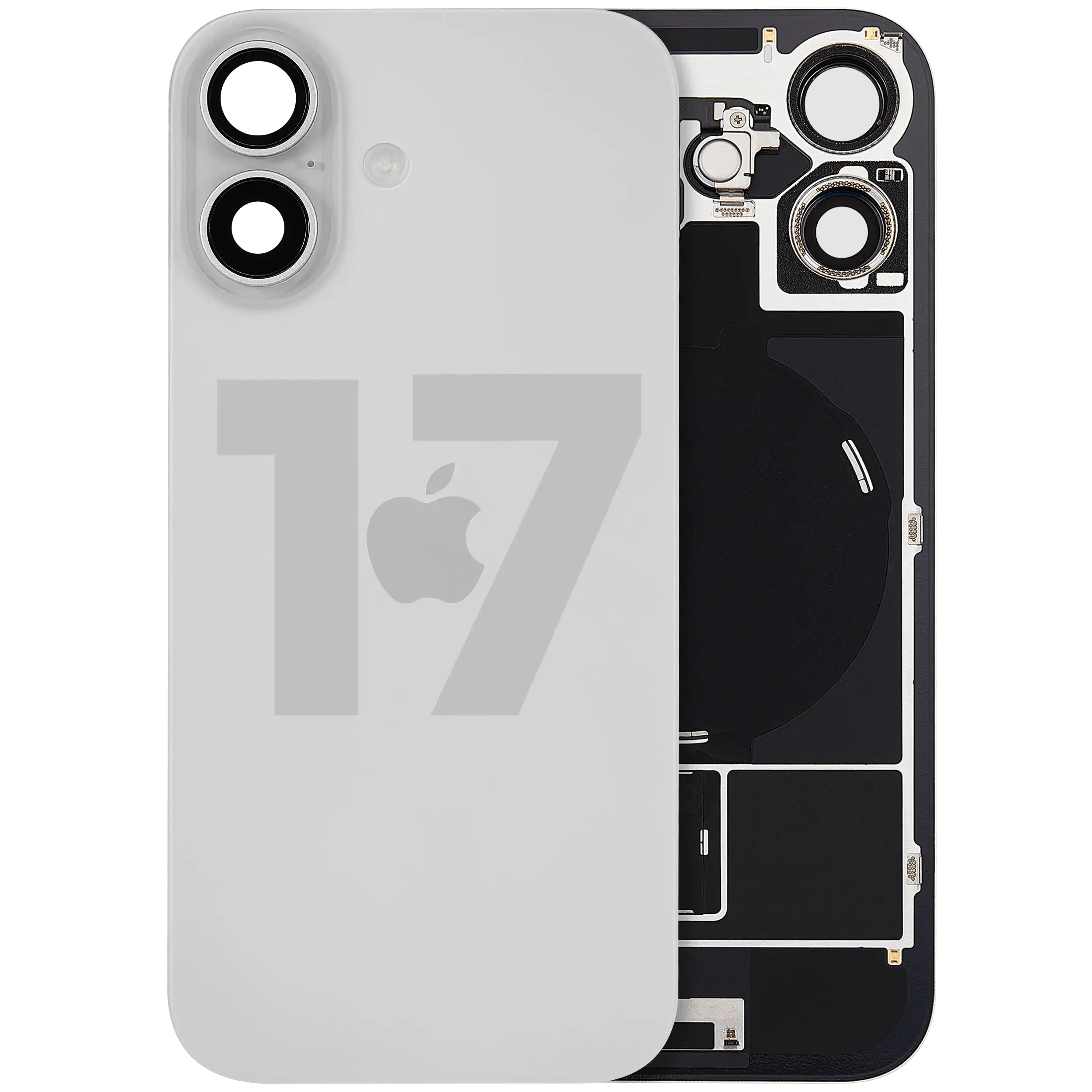 Original Apple-Ausbau A gebraucht – iPhone 17 Backcover Weiß