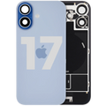 Back Cover with MagSafe Magnet, NFC, and Flash Flex Cable for iPhone 17 (Quality A, Mist Blue)