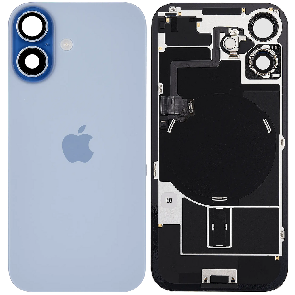 Original Apple-Ausbau B gebraucht – iPhone 17 Backcover Mist Blau