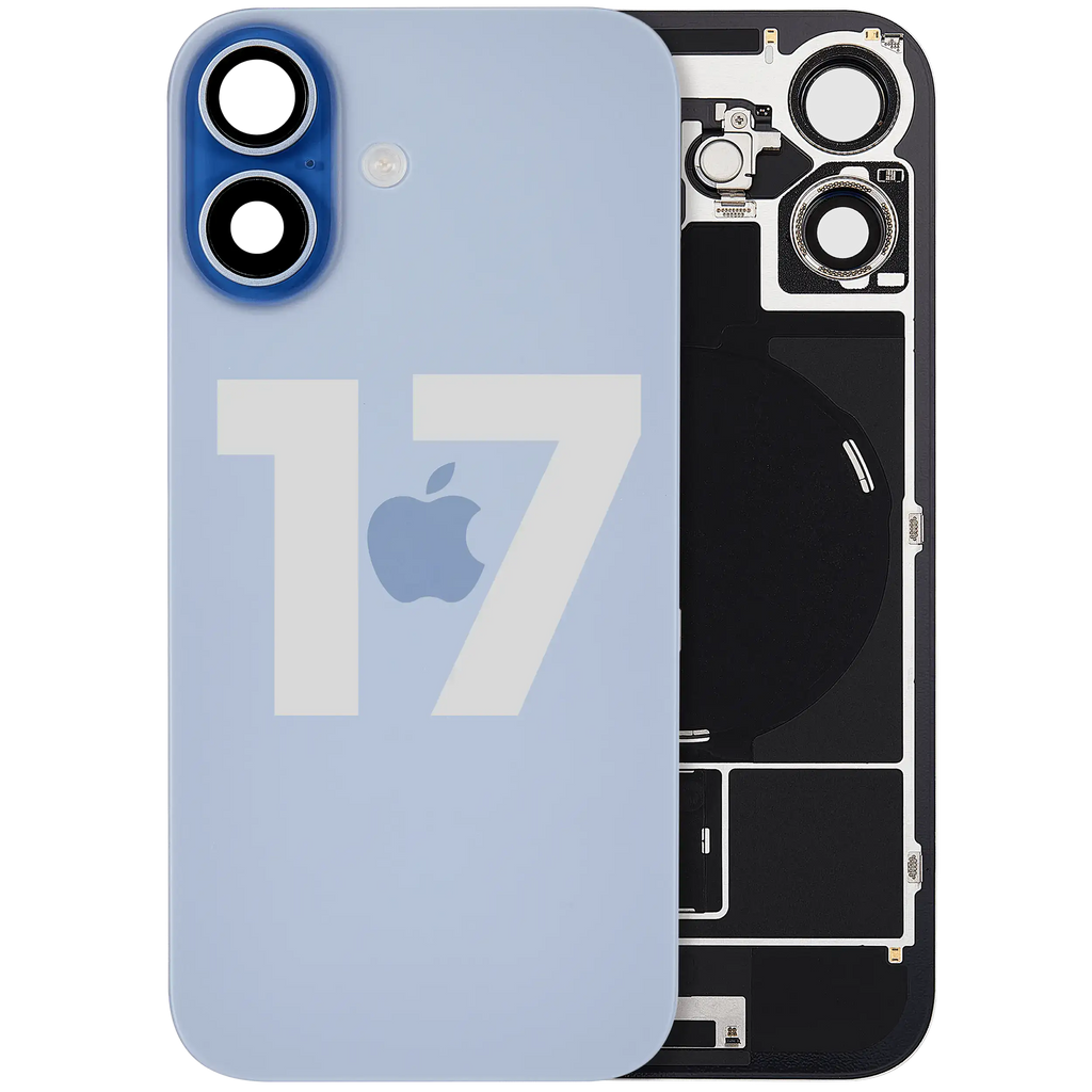 Original Apple-Ausbau B gebraucht – iPhone 17 Backcover Mist Blau