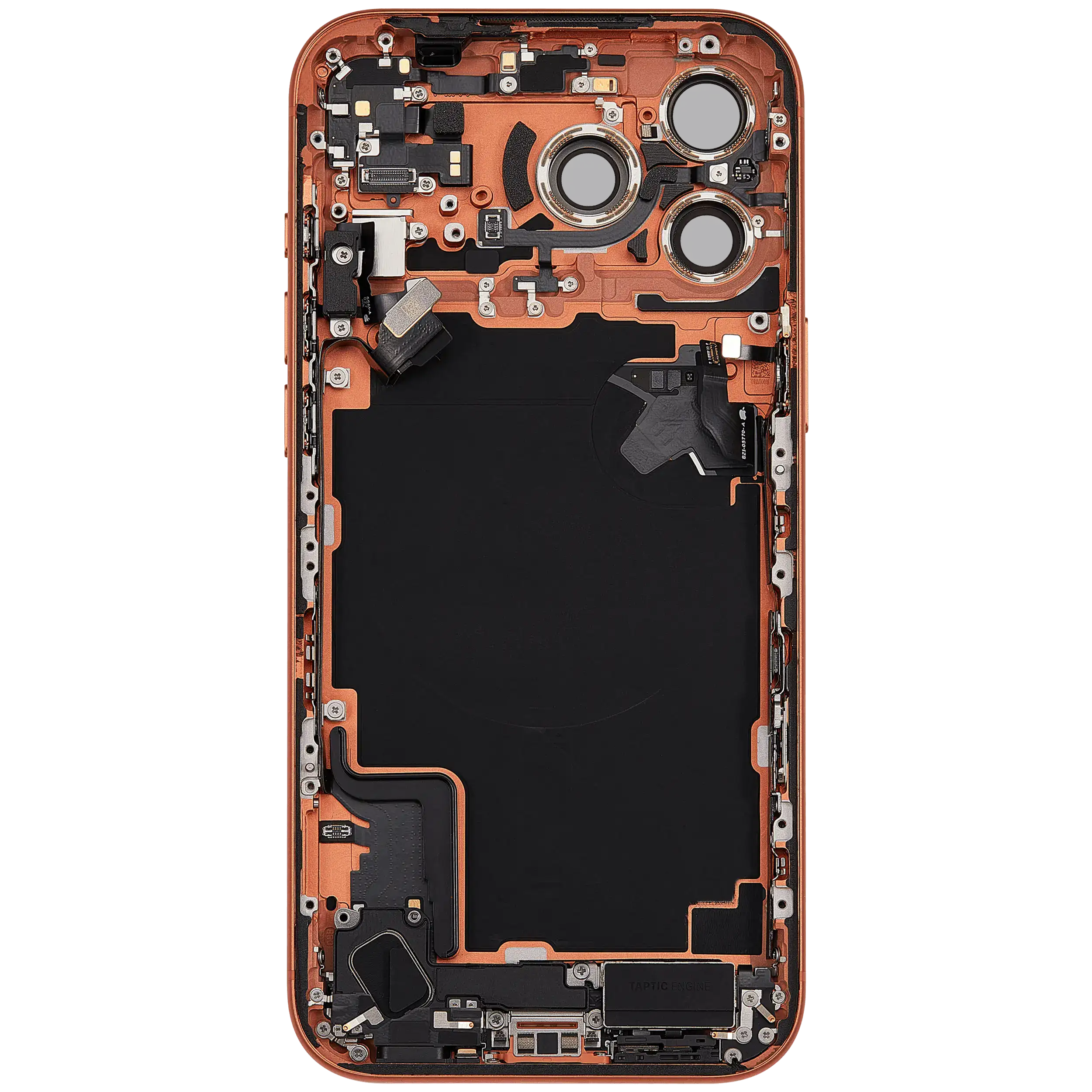 Original Apple-Ausbau A gebraucht – iPhone 17 Pro Backcover/Rahmen Cosmic Orange