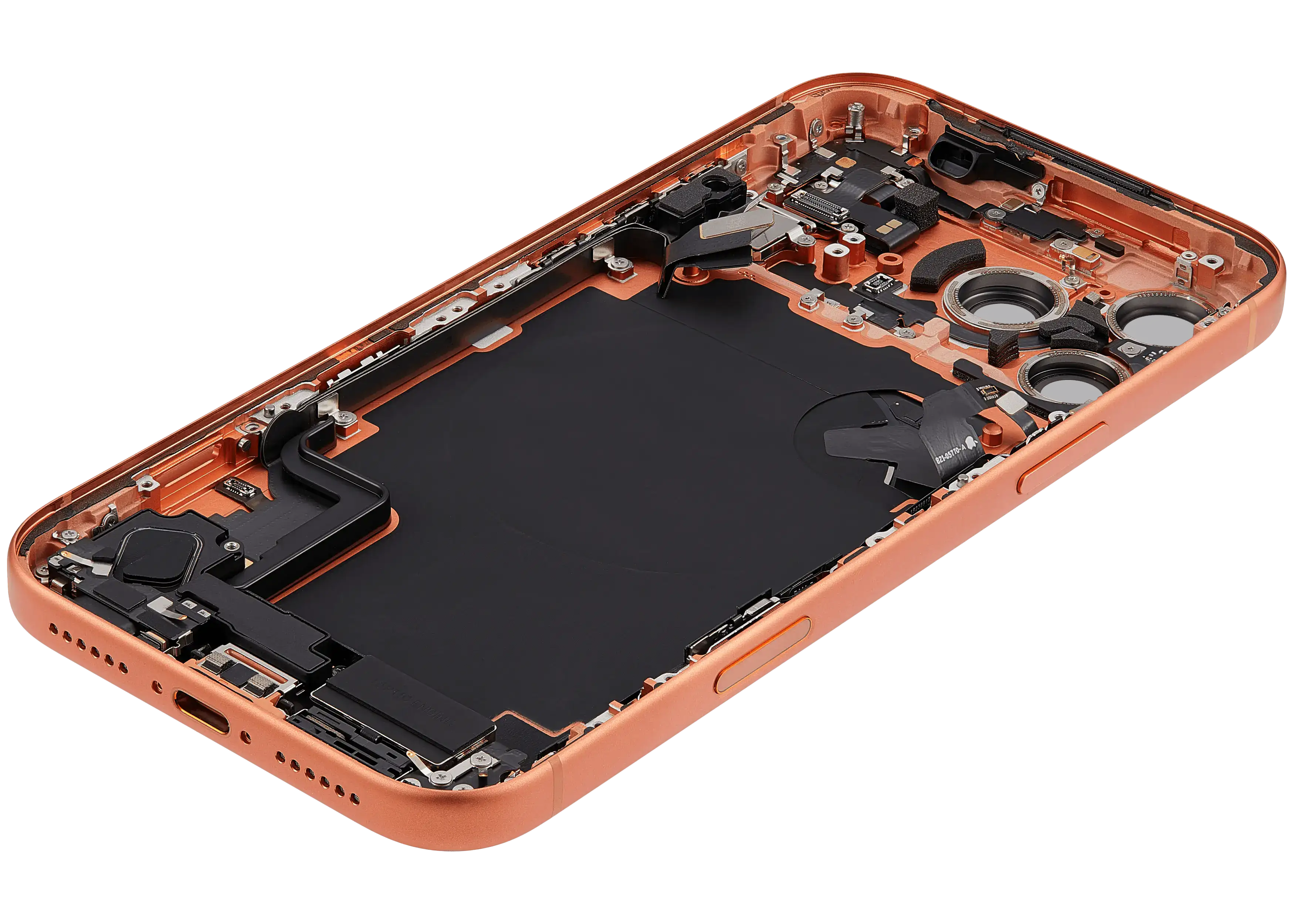 Original Apple-Ausbau A gebraucht – iPhone 17 Pro Backcover/Rahmen Cosmic Orange