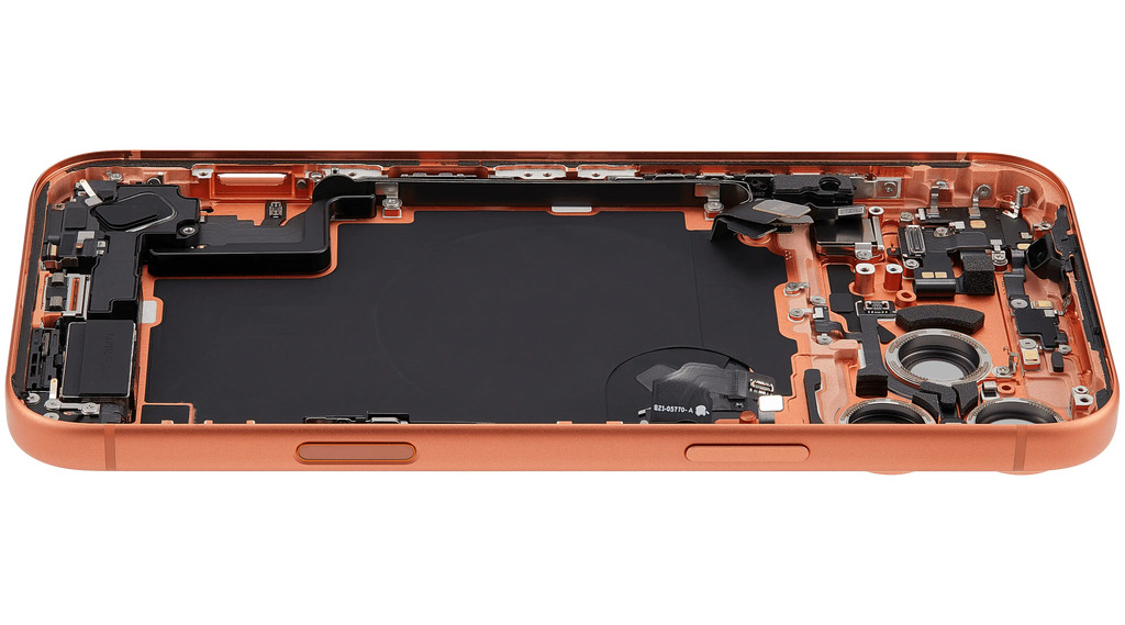 Original Apple-Ausbau A gebraucht – iPhone 17 Pro Backcover/Rahmen Cosmic Orange