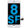 LCD-Display mit Stahlplatte für iPhone 8 / SE (2020 / 2022) (Aftermarket) (Weiß)