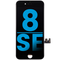 LCD mit Stahlplatte für iPhone 8/SE 2020/2022 Schwarz Qualität A