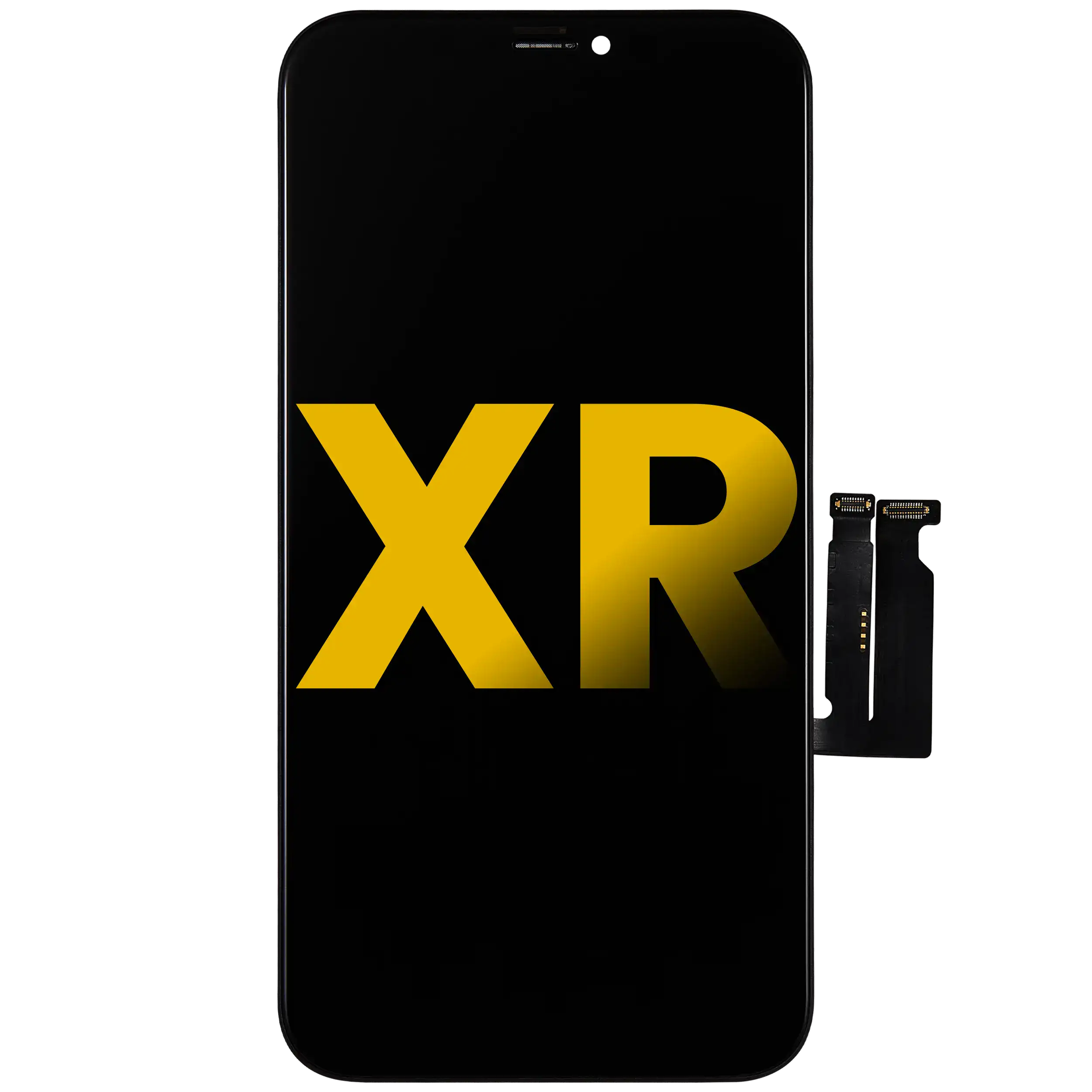 LCD-Display mit vorinstallierter Stahlplatte für iPhone XR (Refurbished)