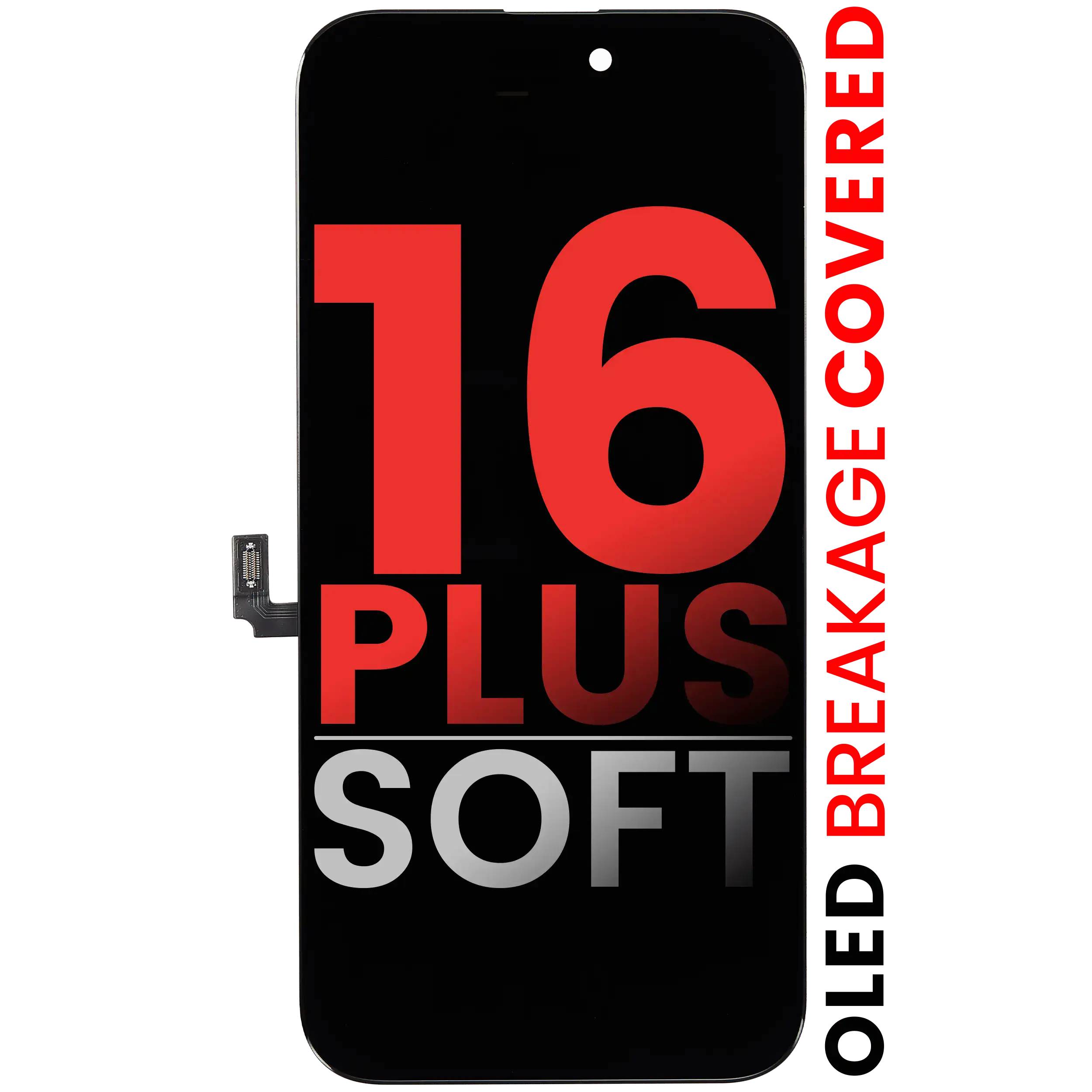 OLED Display for iPhone 16 Plus (Aftermarket Pro: XO7 Soft)