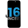 LCD-Komplettmontage für iPhone 16 (Aftermarket AQ7, Incell)