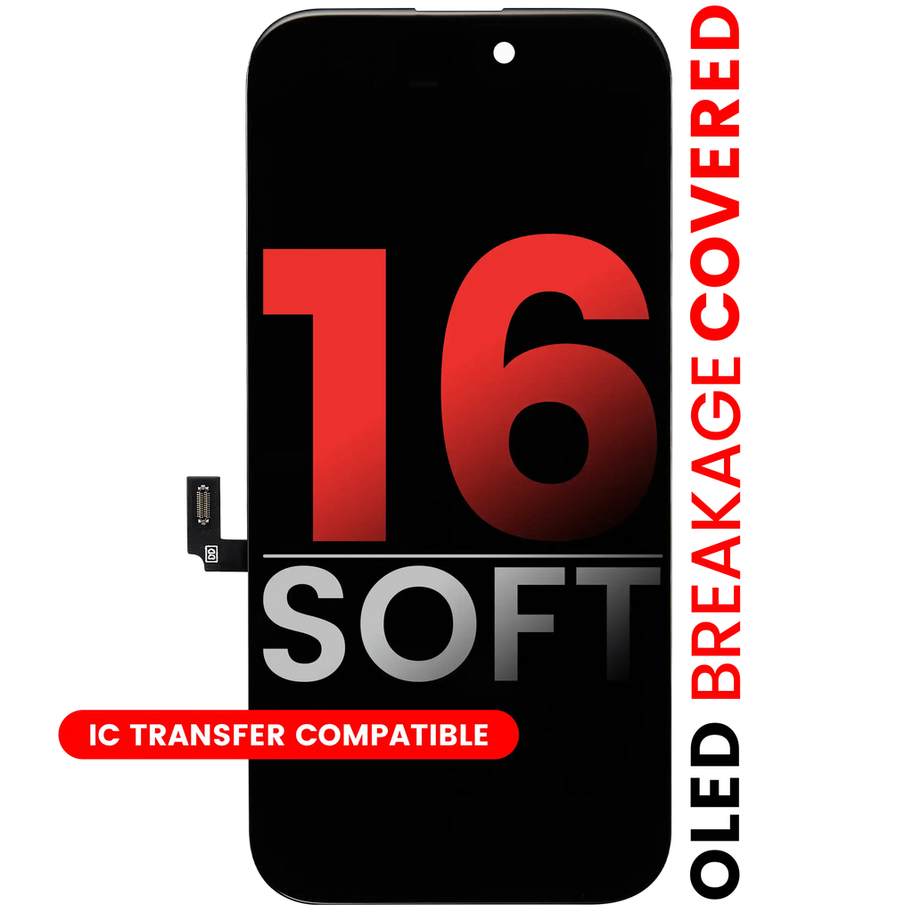 OLED Display for iPhone 16 (Aftermarket Pro: XO7 Soft)