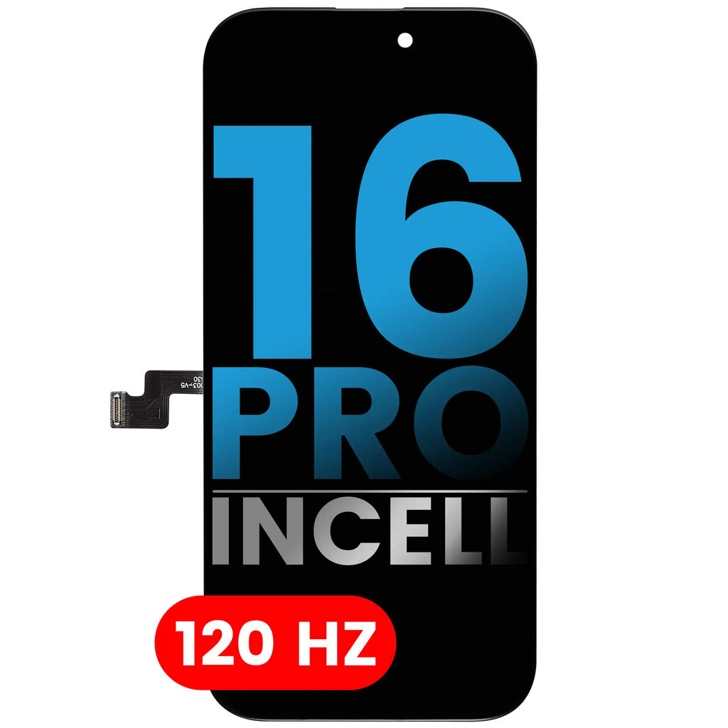 LCD Display for iPhone 16 Pro (Aftermarket AQ7, Incell, 120 Hz)