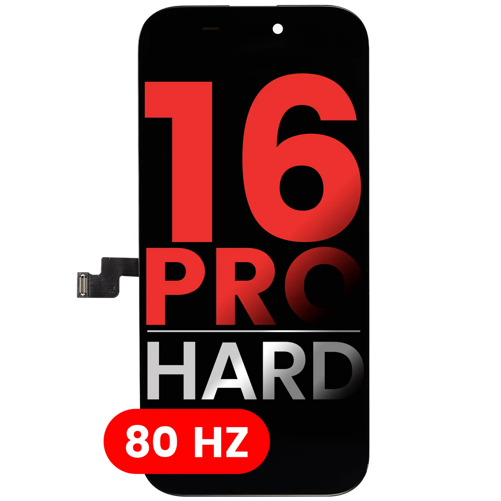 OLED Display for iPhone 16 Pro (Aftermarket Plus: Hard) (80Hz)