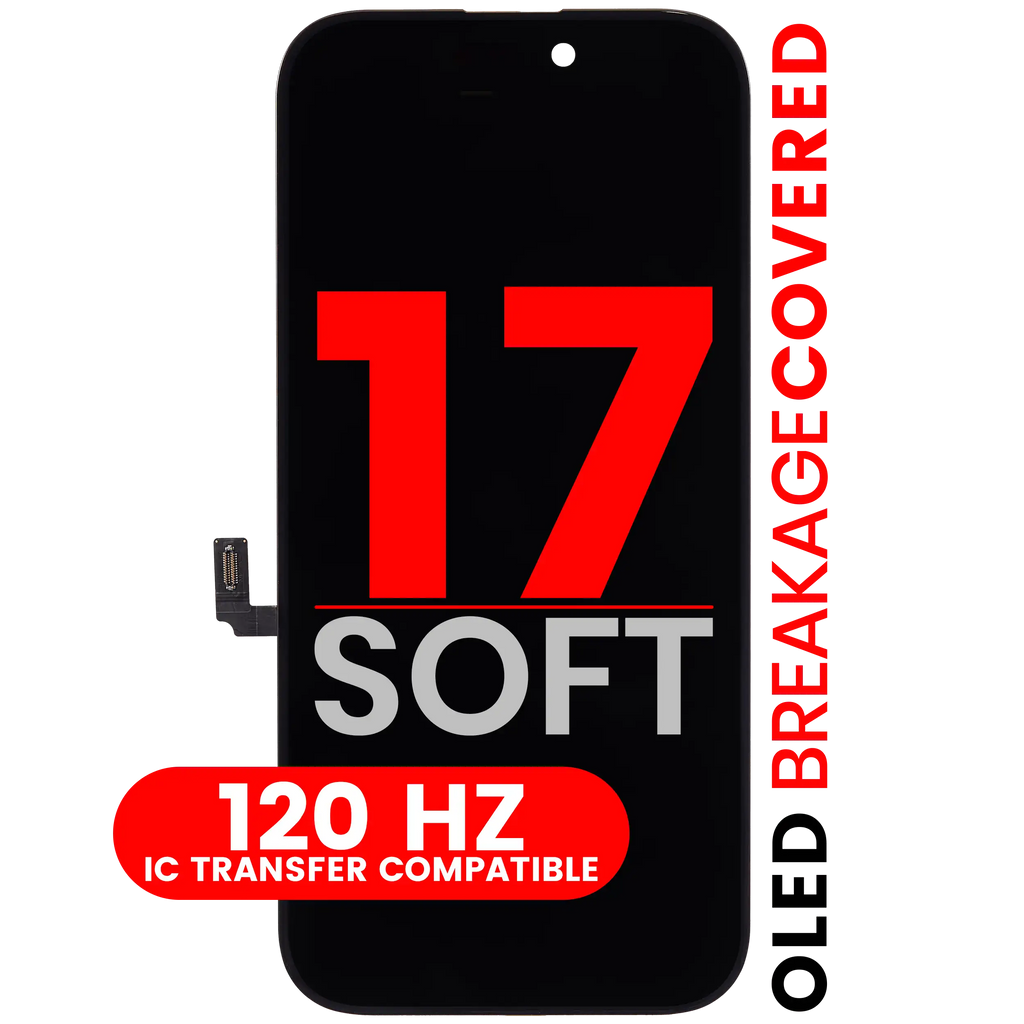 OLED-Display für iPhone 17 (Aftermarket Pro: XO7 Soft) (120 Hz)