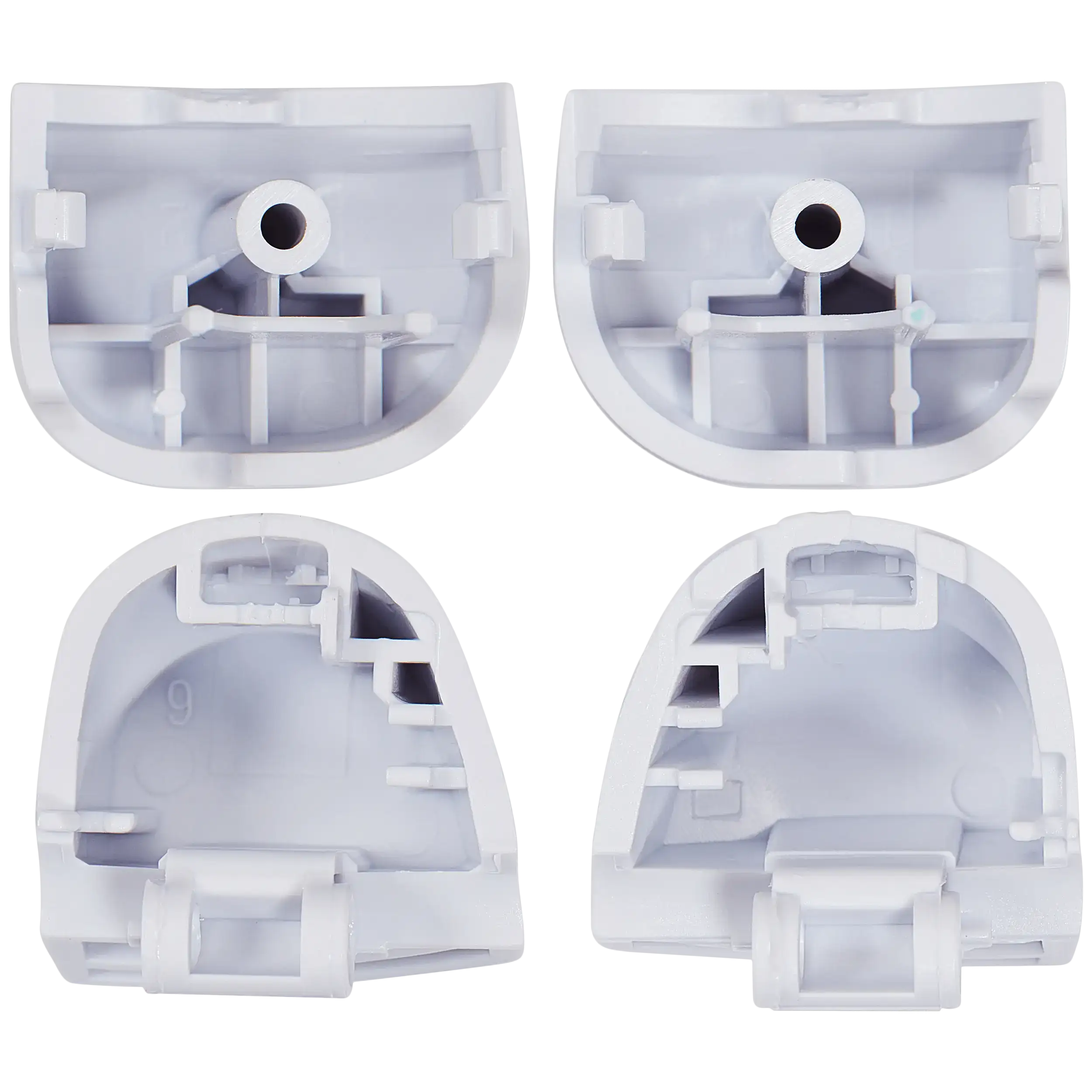R1 L1 R2 L2 Trigger-Tasten mit Federn für PS5 Controller (Weiß, BDM-030) 8tlg