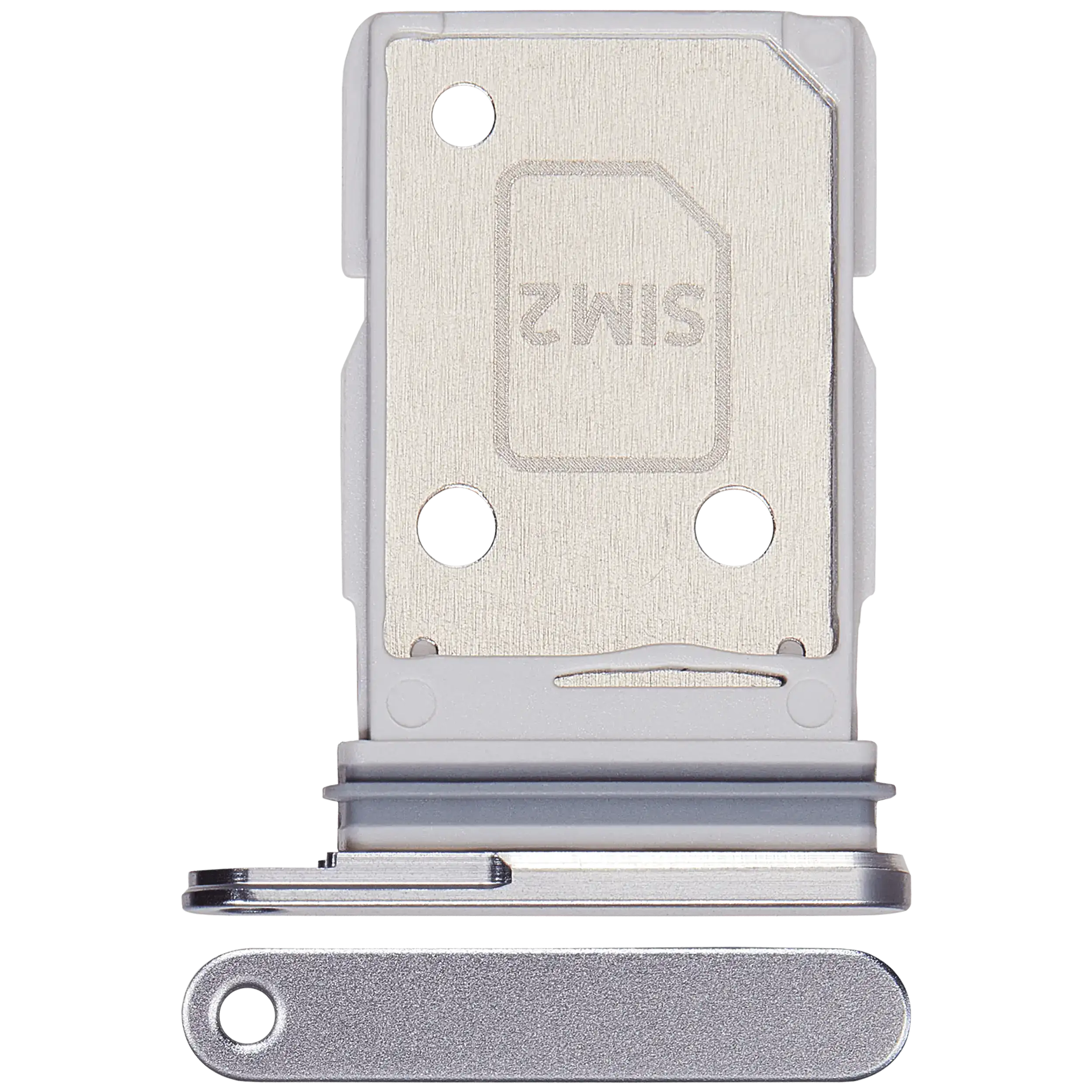 Dual Sim Card Tray für Samsung Galaxy S26 Ultra (S948) (Silver Shadow)