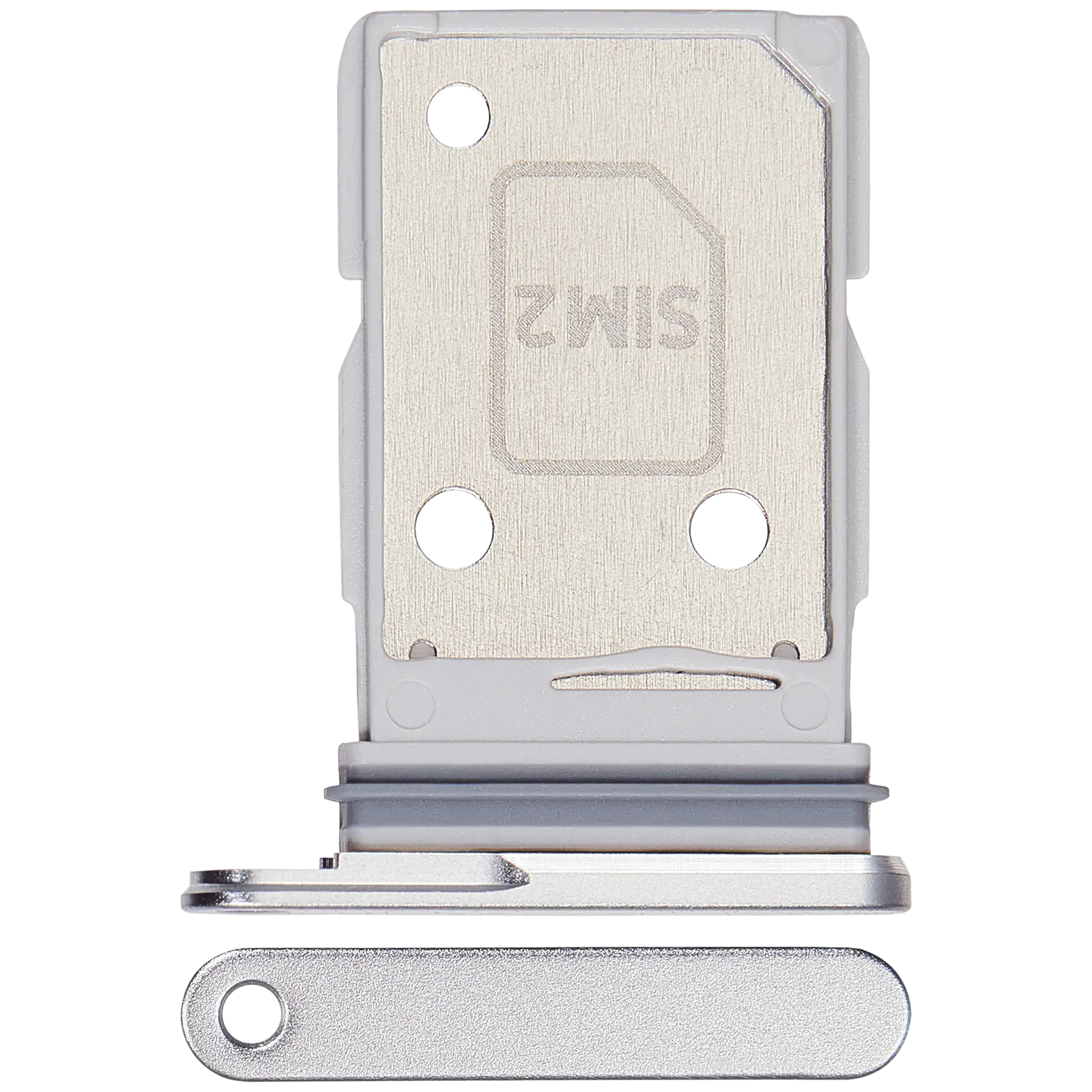 Dual Sim Card Tray für Samsung Galaxy S26 Ultra (S948) (Weiß)