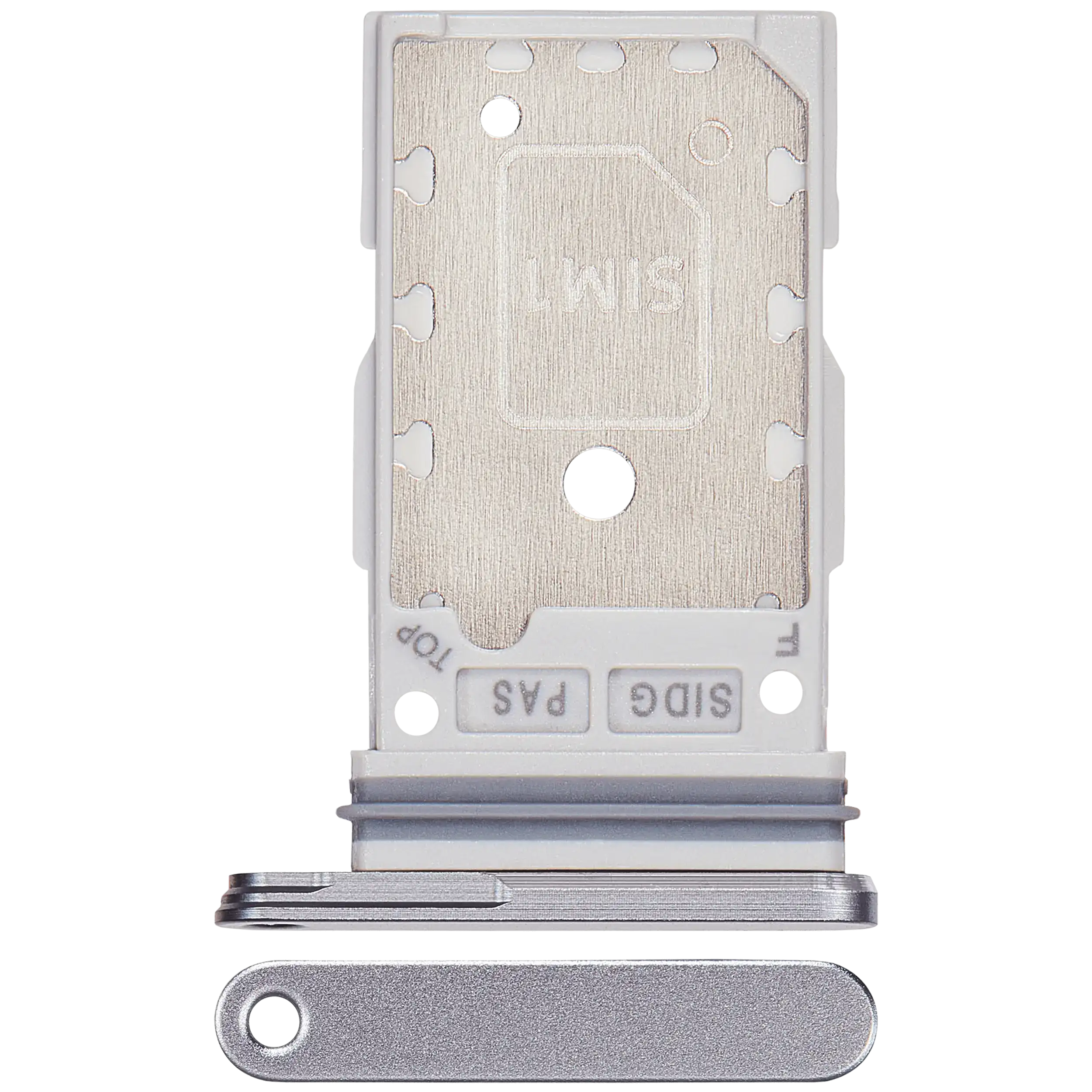 Dual Sim Card Tray für Samsung Galaxy S26 Plus (S947) (Silver Shadow)