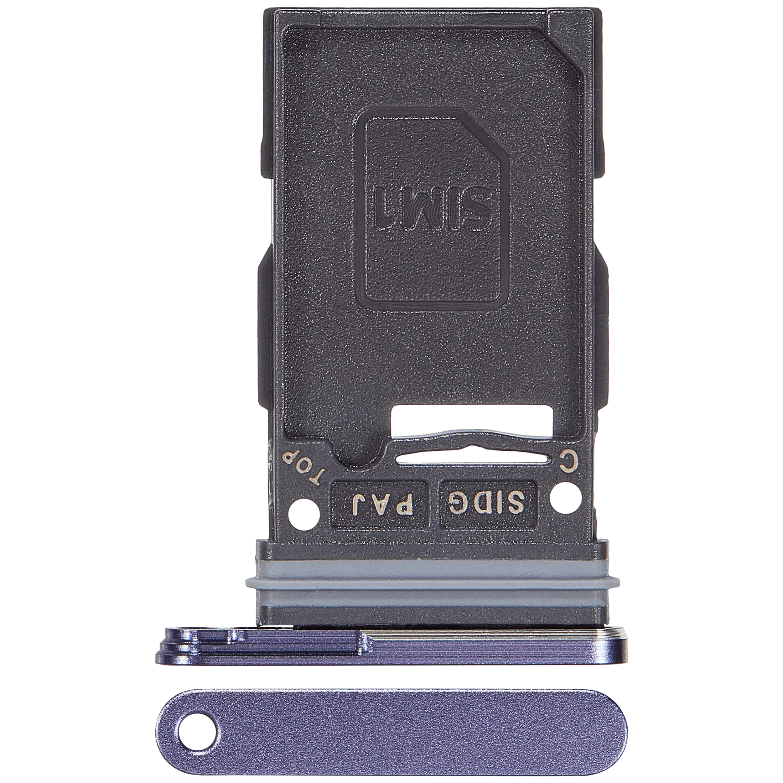 Single Sim Card Tray für Samsung Galaxy S26 Plus (S947) (Cobalt Violet)