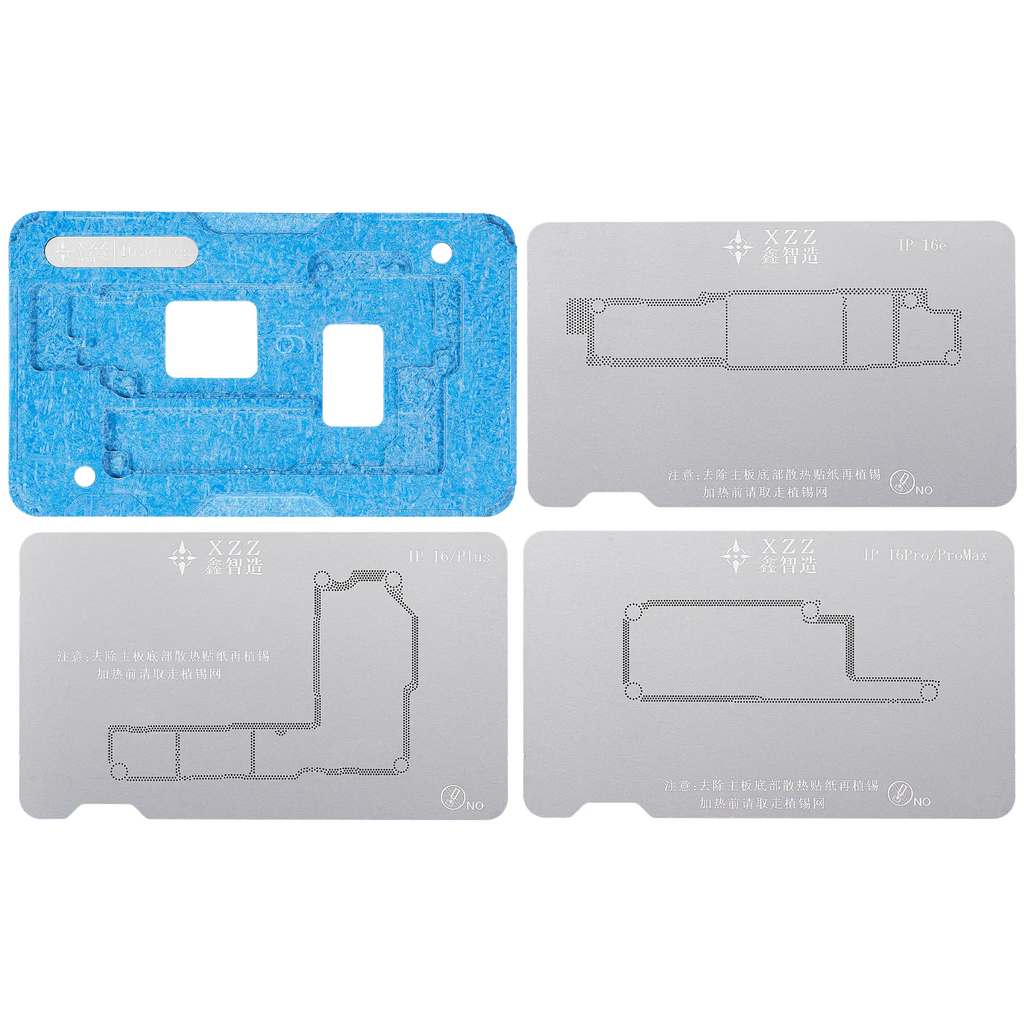 EN Mid-level Frame Reballing Platform for iPhone X-17 Pro Max (XZZ)