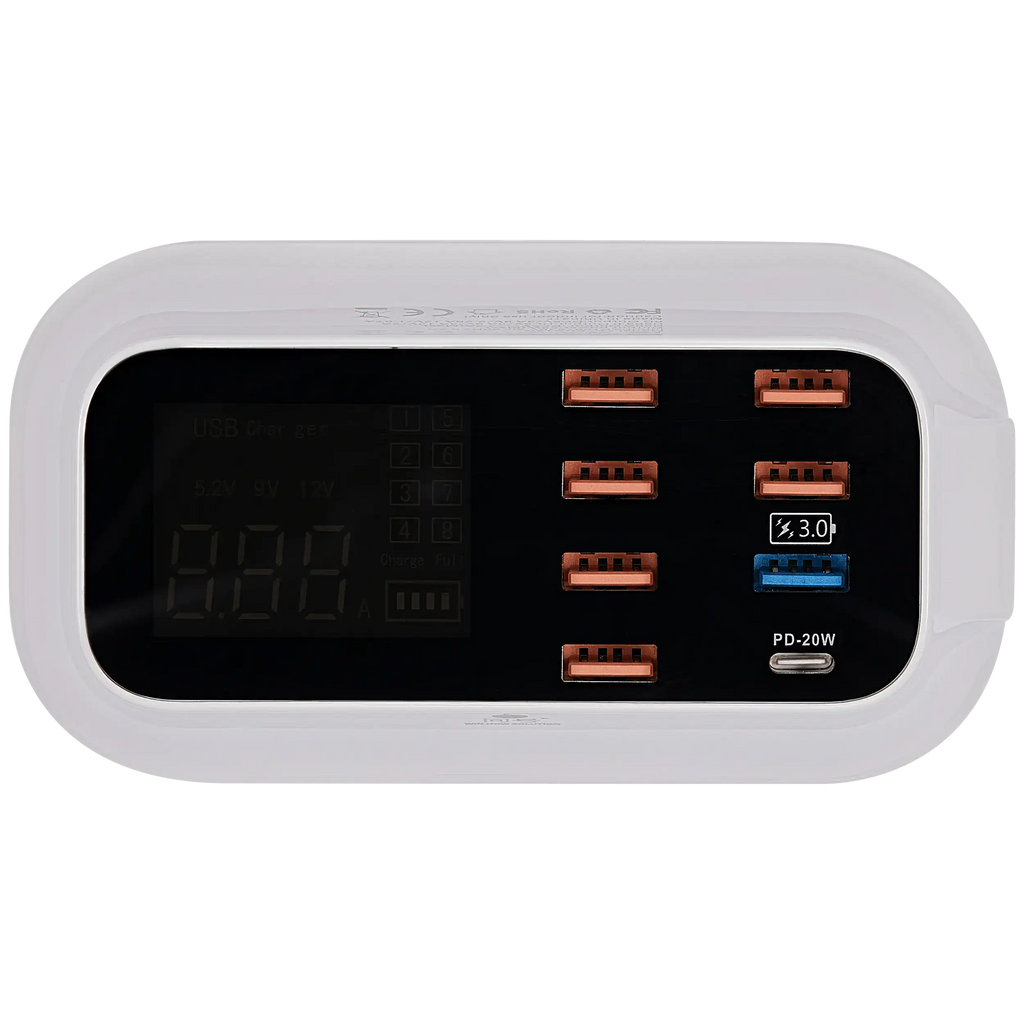USB Fast Charging Hub with Quick Charge 3.0 (8 Ports) (A19Q)