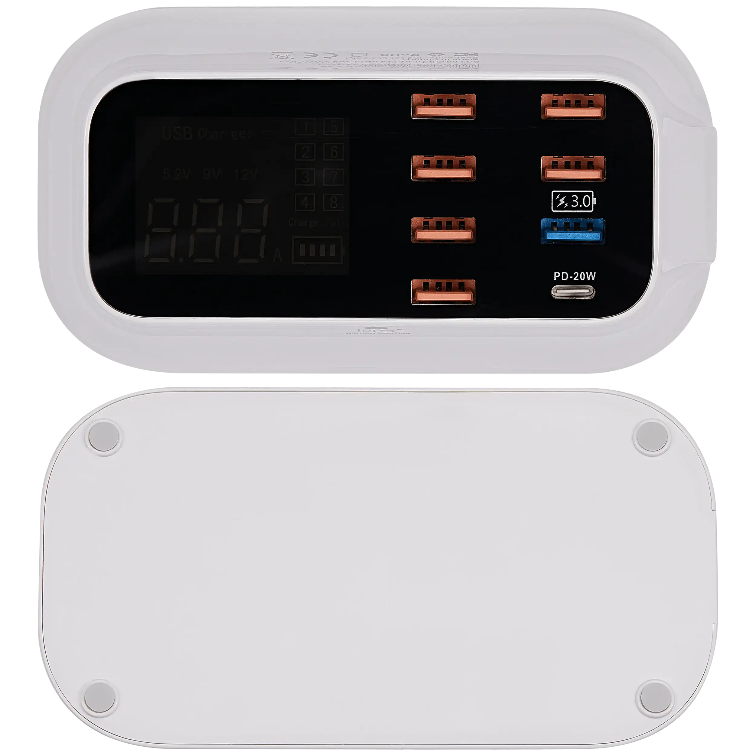 USB Fast Charging Hub with Quick Charge 3.0 (8 Ports) (A19Q)