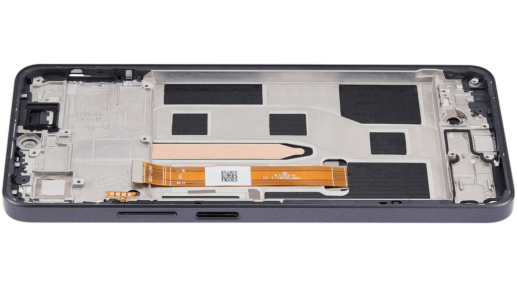 LCD-Display mit Rahmen für Realme 10 Pro (RMX3661) (Refurbished) (Dark Matter)