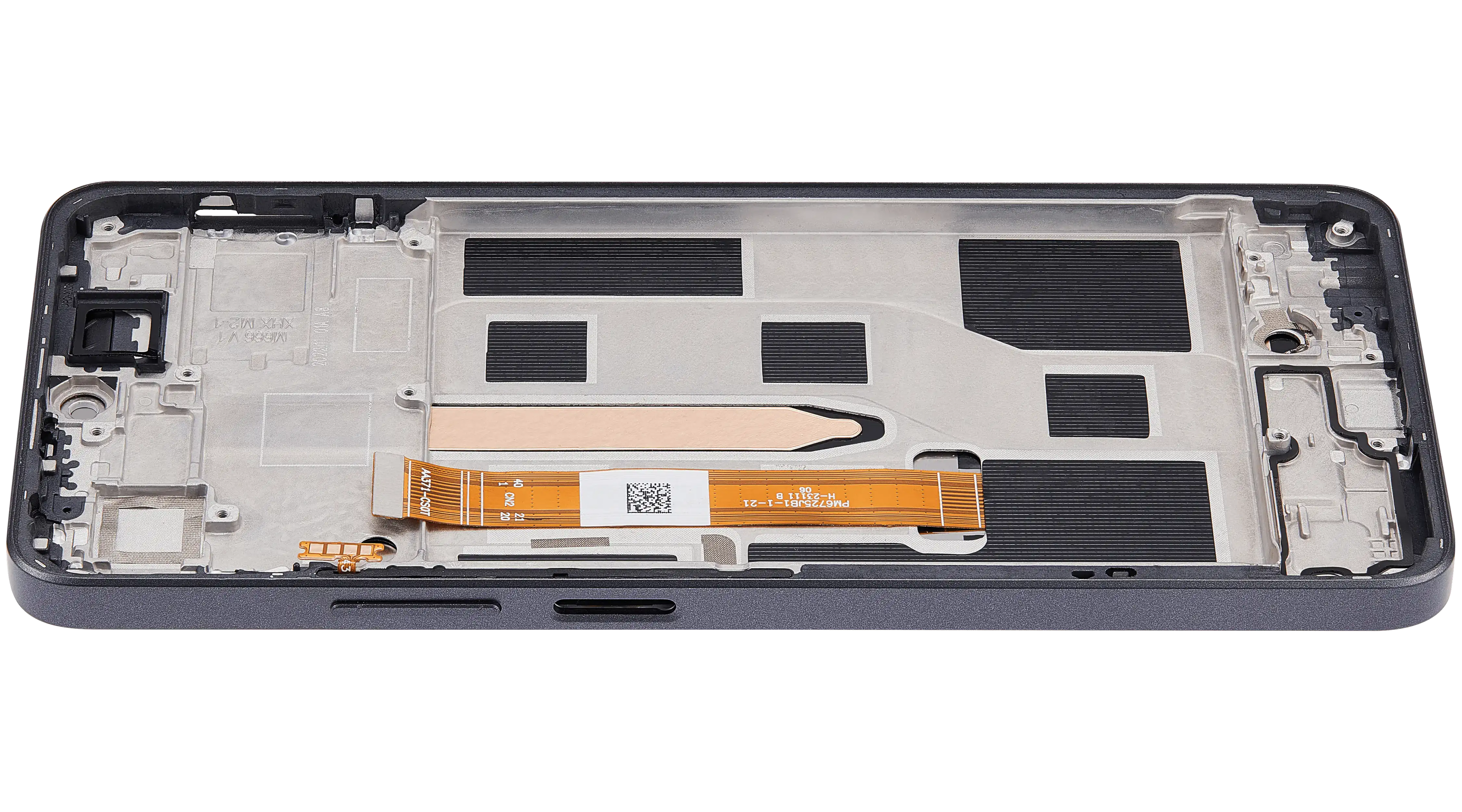 LCD-Display mit Rahmen für Realme 10 Pro (RMX3661) (Refurbished) (Dark Matter)