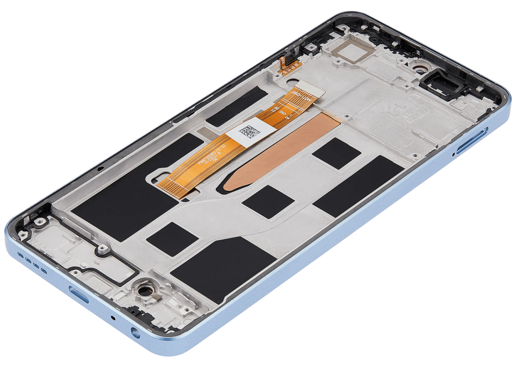 LCD-Display mit Rahmen für Realme 10 Pro (RMX3661) (Refurbished) (Nebula Blue)